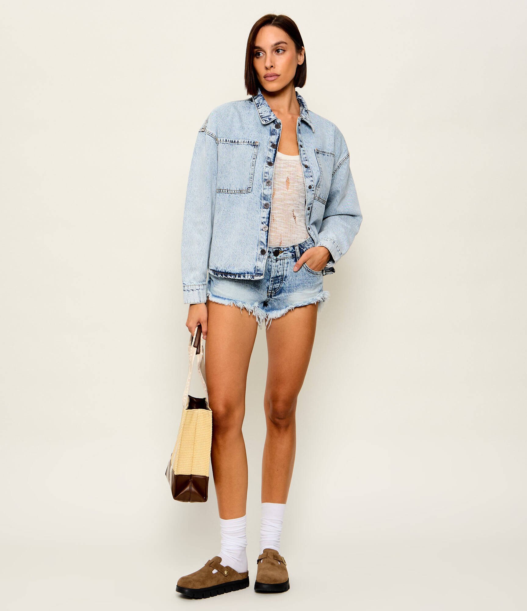 Birkenstock Mules (încălțăminte) Boston Pap Chunky | x Papillio | piele întoarsă | narrow fit