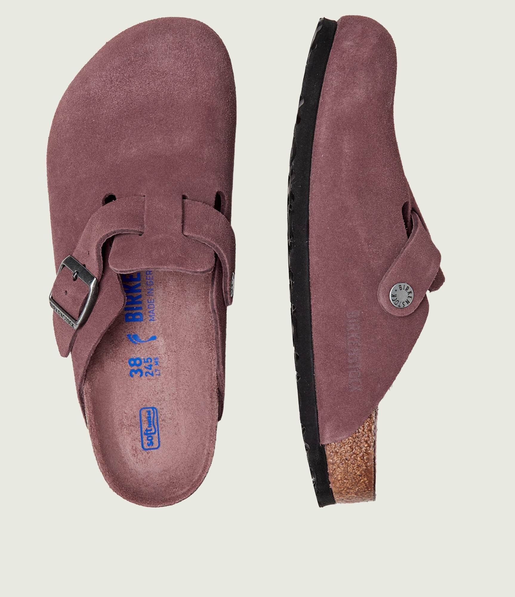 Birkenstock Mules (încălțăminte) Boston | piele întoarsă | narrow fit