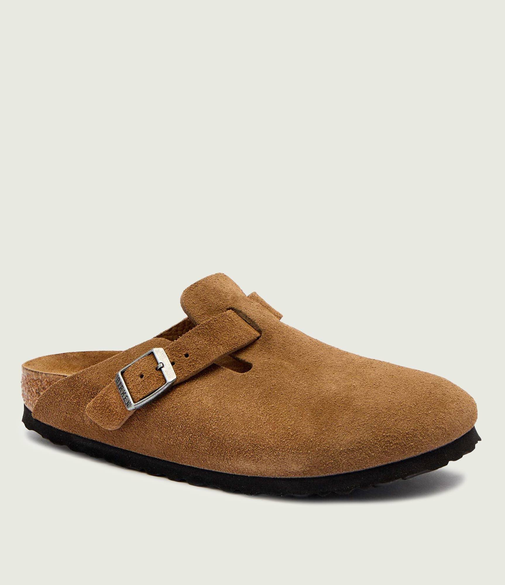 Birkenstock Mules (încălțăminte) Boston | piele întoarsă | narrow fit soft footbed