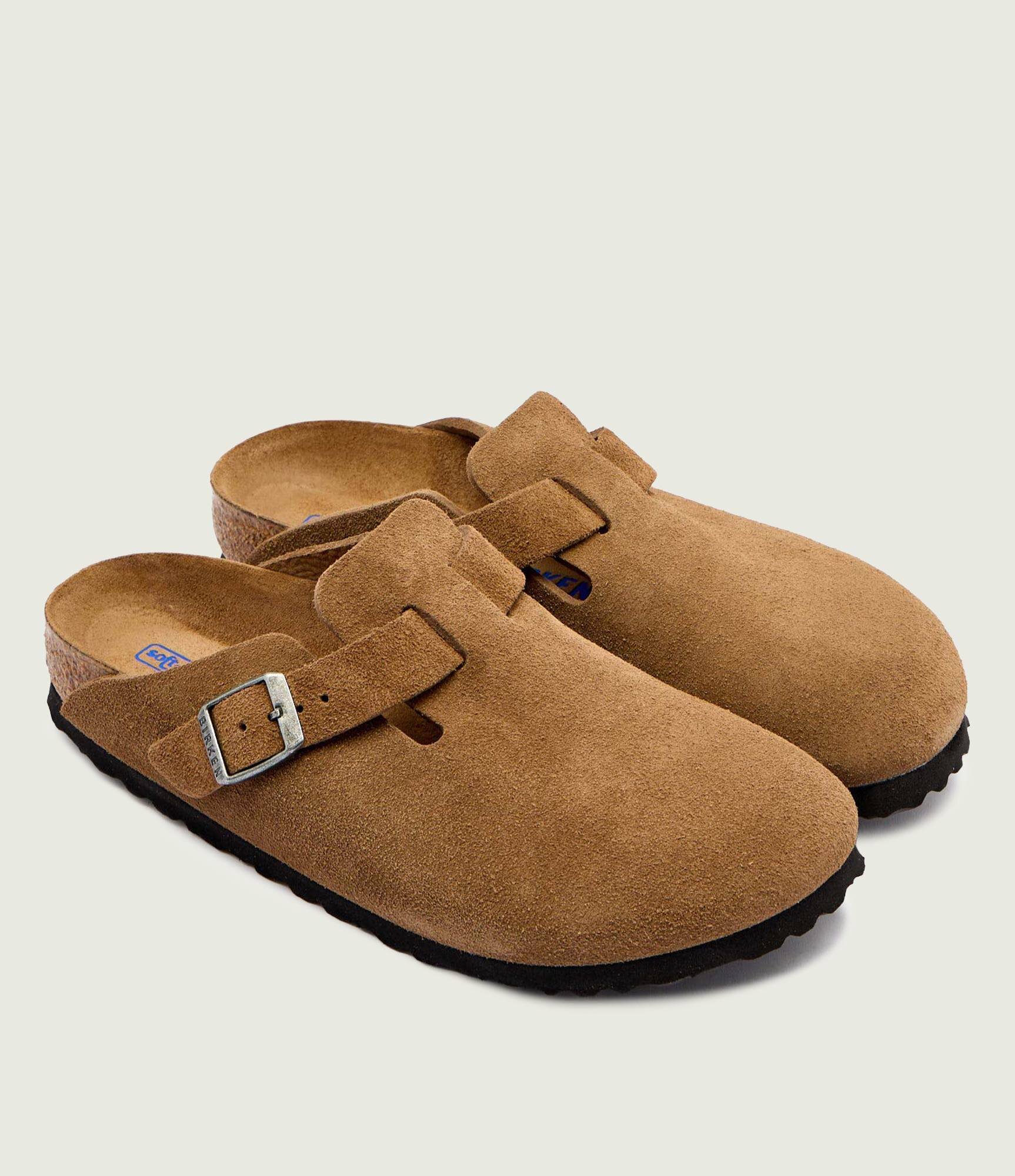 Birkenstock Mules (încălțăminte) Boston | piele întoarsă | narrow fit soft footbed