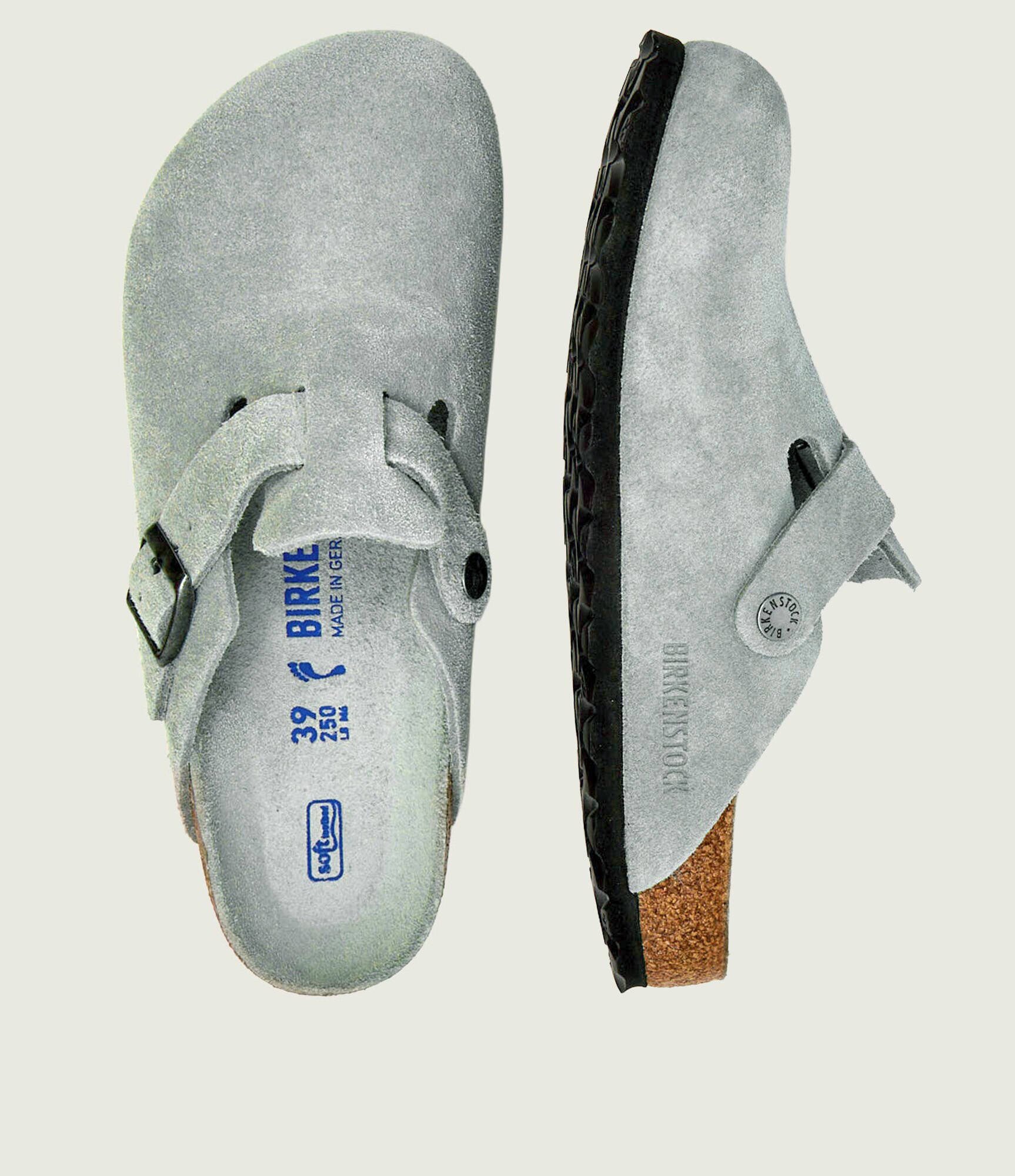 Birkenstock Mules (încălțăminte) Boston | piele întoarsă | narrow fit soft footbed