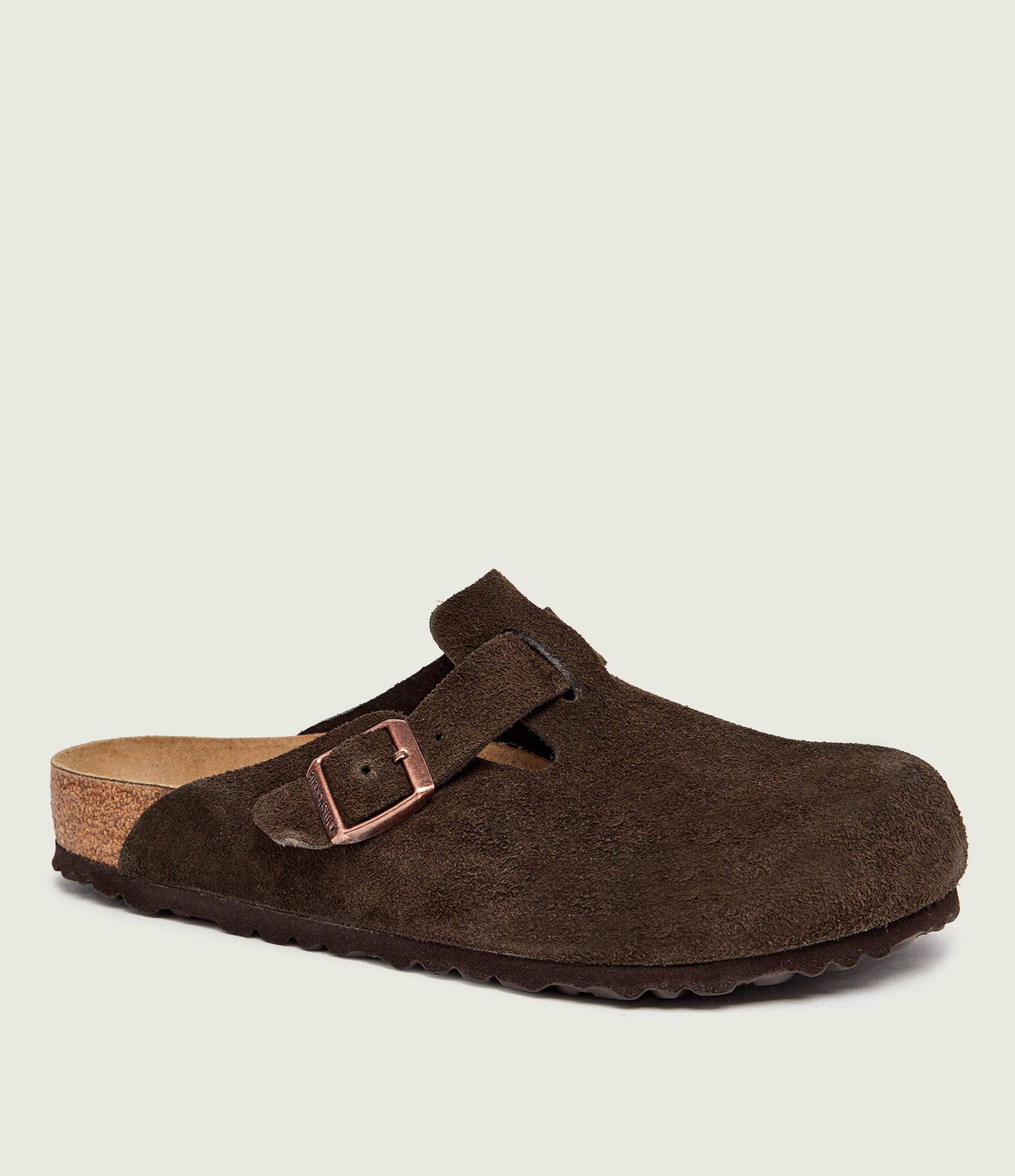 Birkenstock Mules (încălțăminte) Boston | piele întoarsă | regular fit