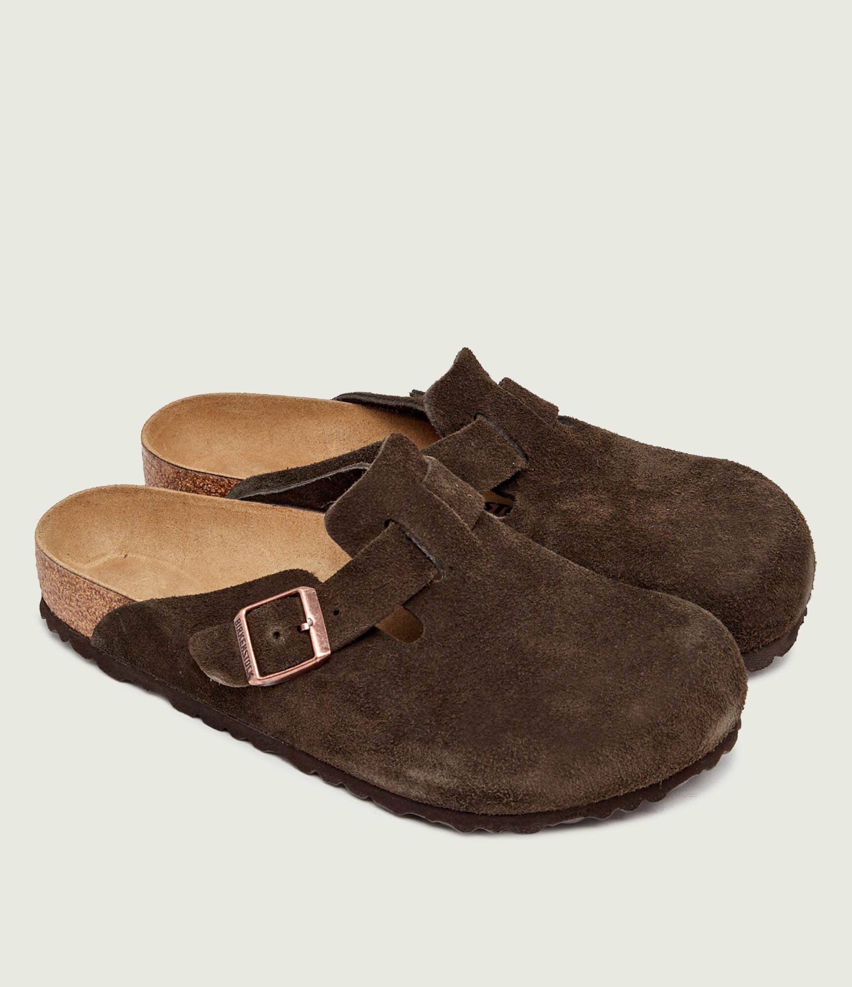 Birkenstock Mules (încălțăminte) Boston | piele întoarsă | regular fit