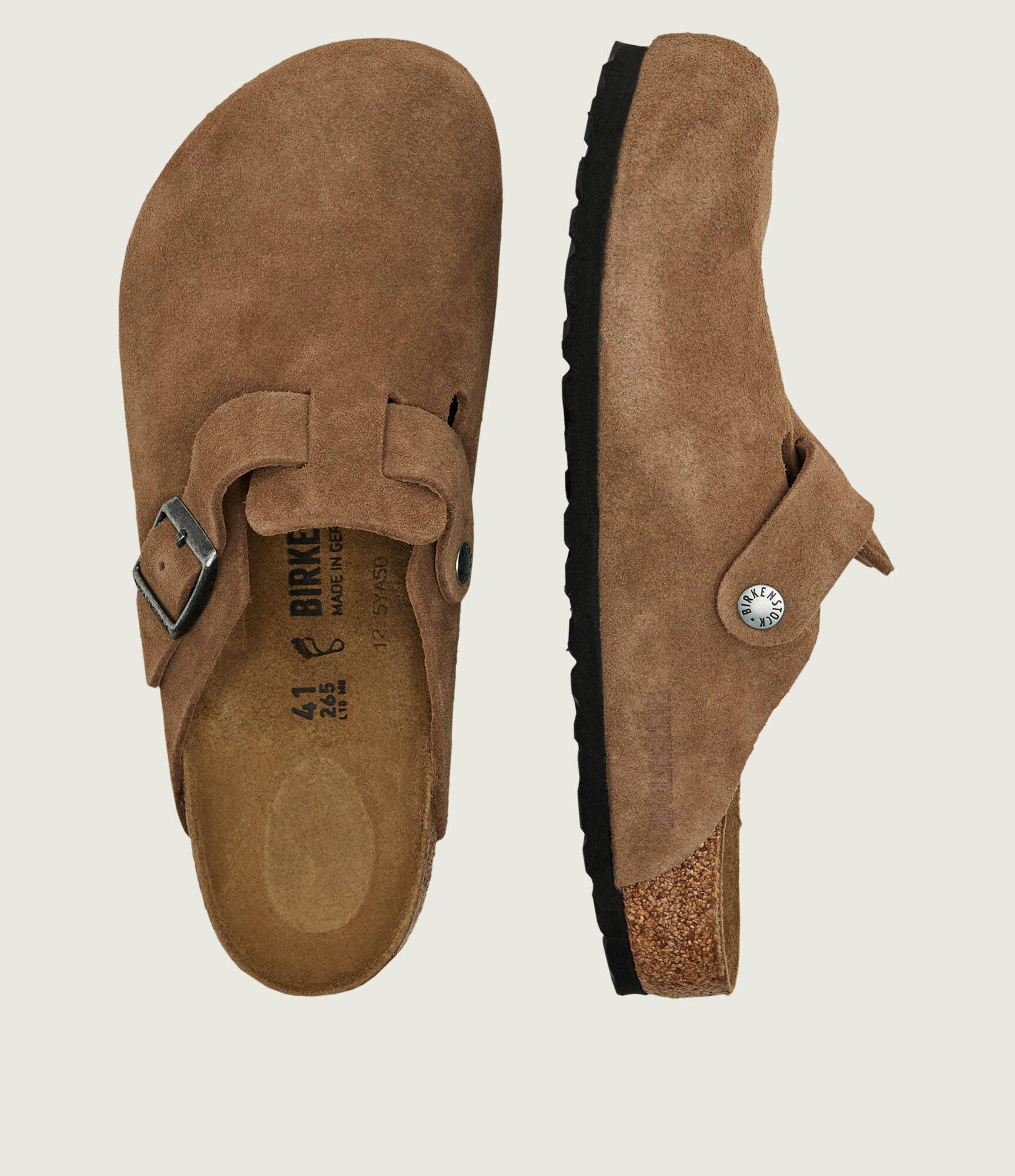 Birkenstock Mules (încălțăminte) Boston | regular fit | piele întoarsă