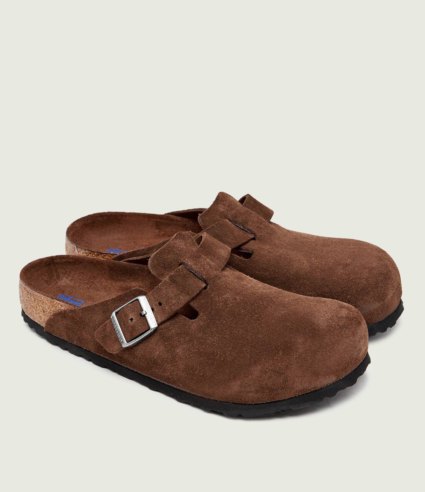 Birkenstock Mules (încălțăminte) Boston Soft | piele întoarsă | regular fit