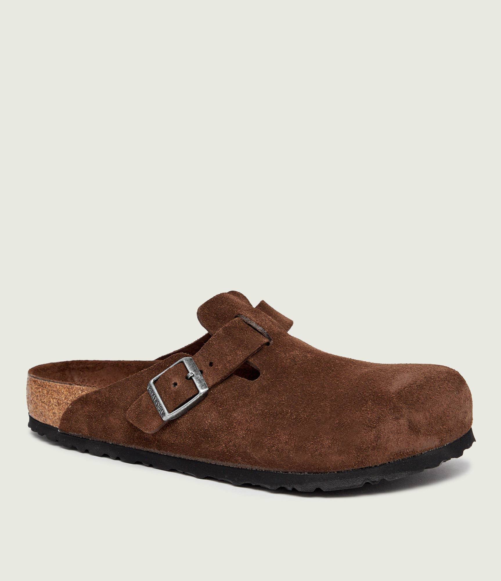 Birkenstock Mules (încălțăminte) Boston Soft | piele întoarsă | regular fit