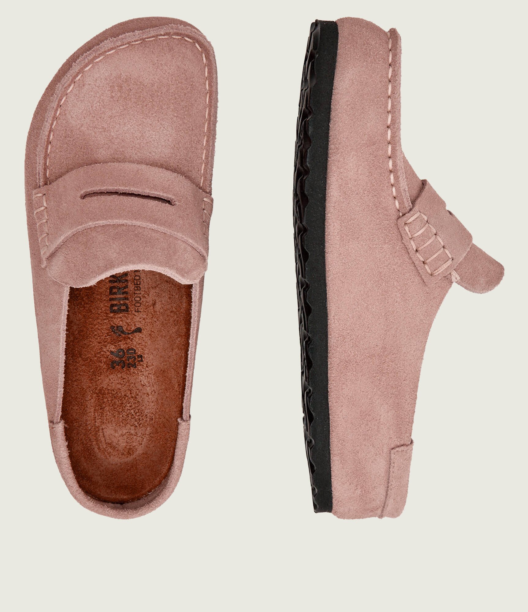 Birkenstock Mules (încălțăminte) Naples Wrapped | narrow fit | piele întoarsă