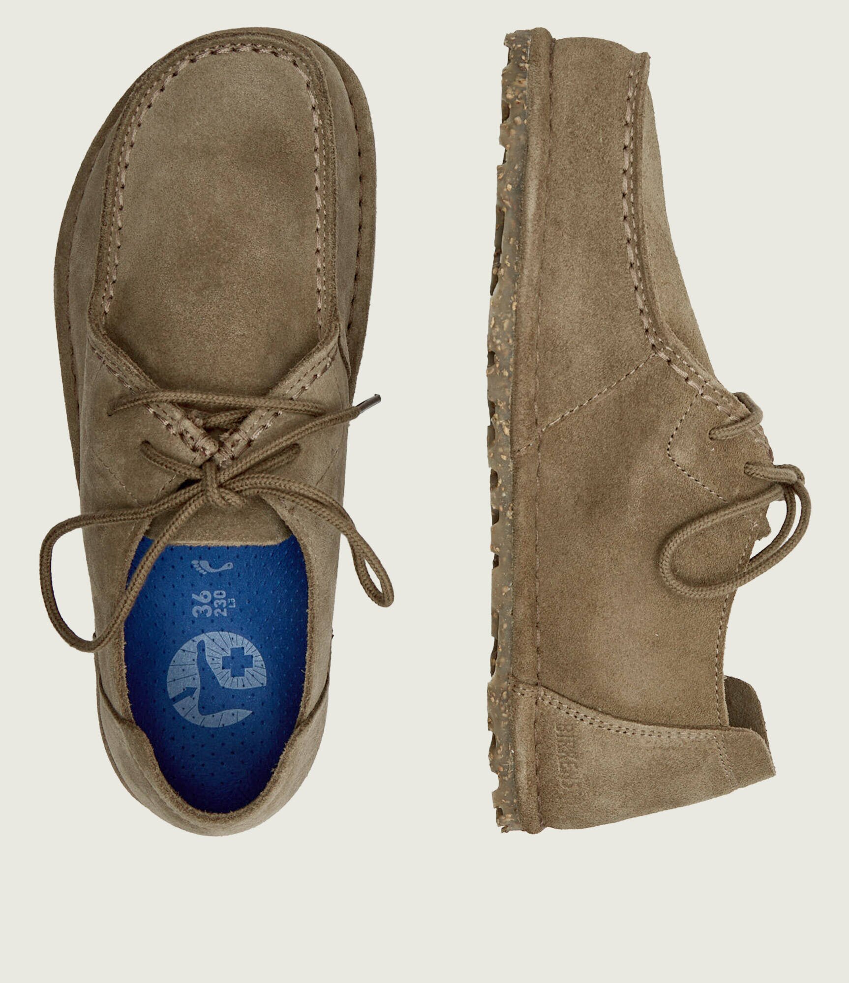 Birkenstock Pantofi Utti Lace | narrow fit | piele întoarsă