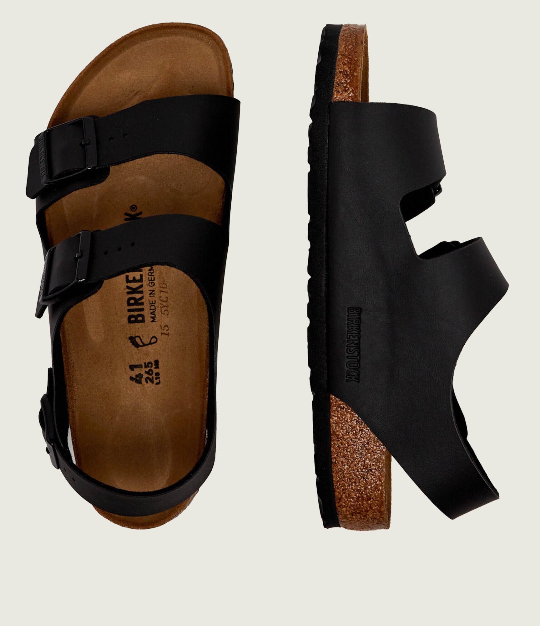 Birkenstock Sandale Milano cu adaos de piele | regular fit