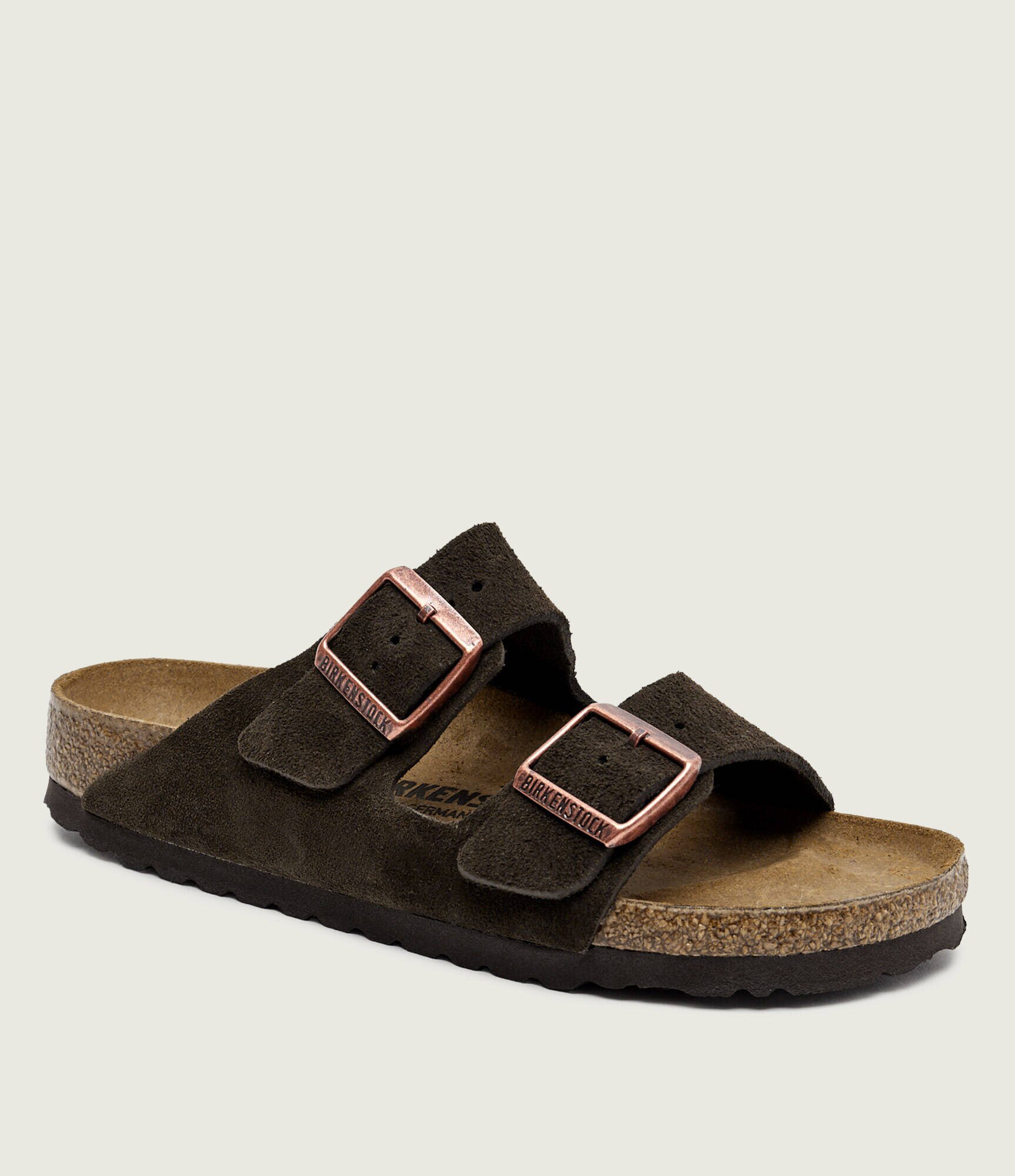 Birkenstock Șlapi Arizona LEVE | piele întoarsă | narrow fit