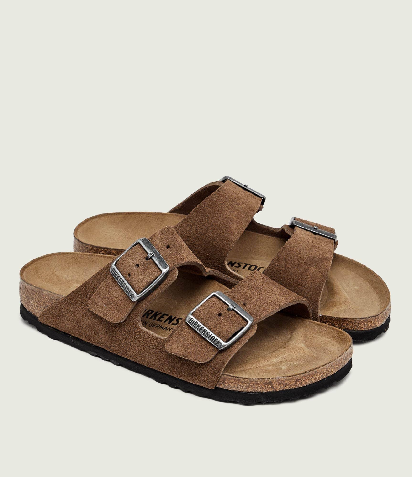 Birkenstock Șlapi Arizona | piele întoarsă | narrow fit