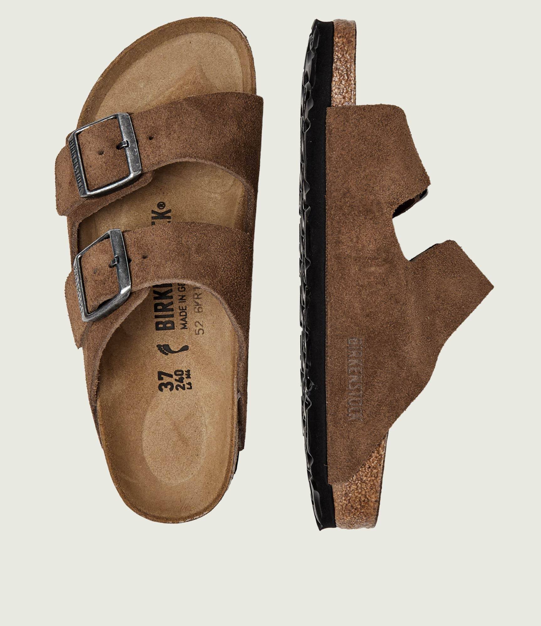 Birkenstock Șlapi Arizona | piele întoarsă | narrow fit