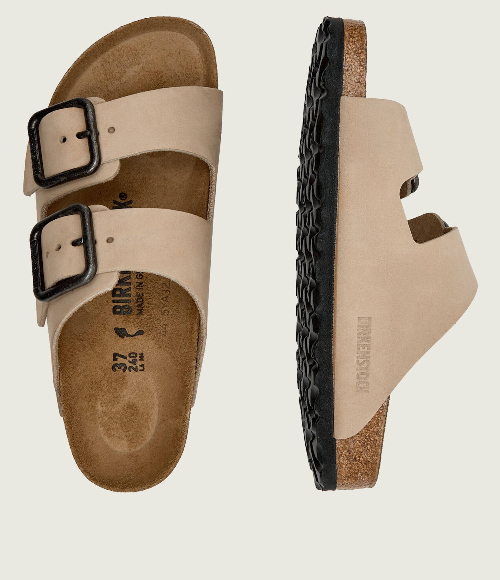 Birkenstock Șlapi Arizona | piele întoarsă | narrow fit