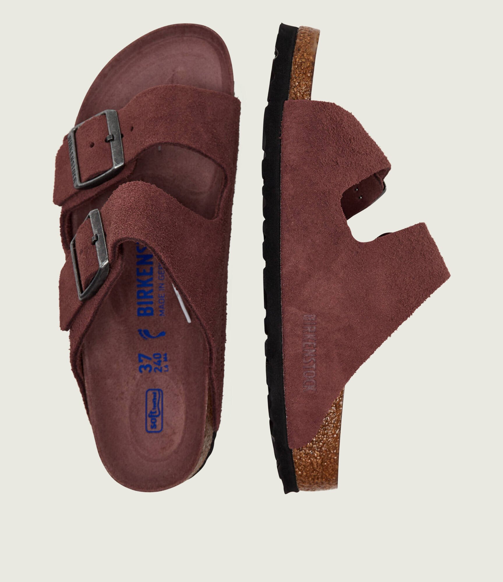 Birkenstock Șlapi Arizona | piele întoarsă | narrow fit