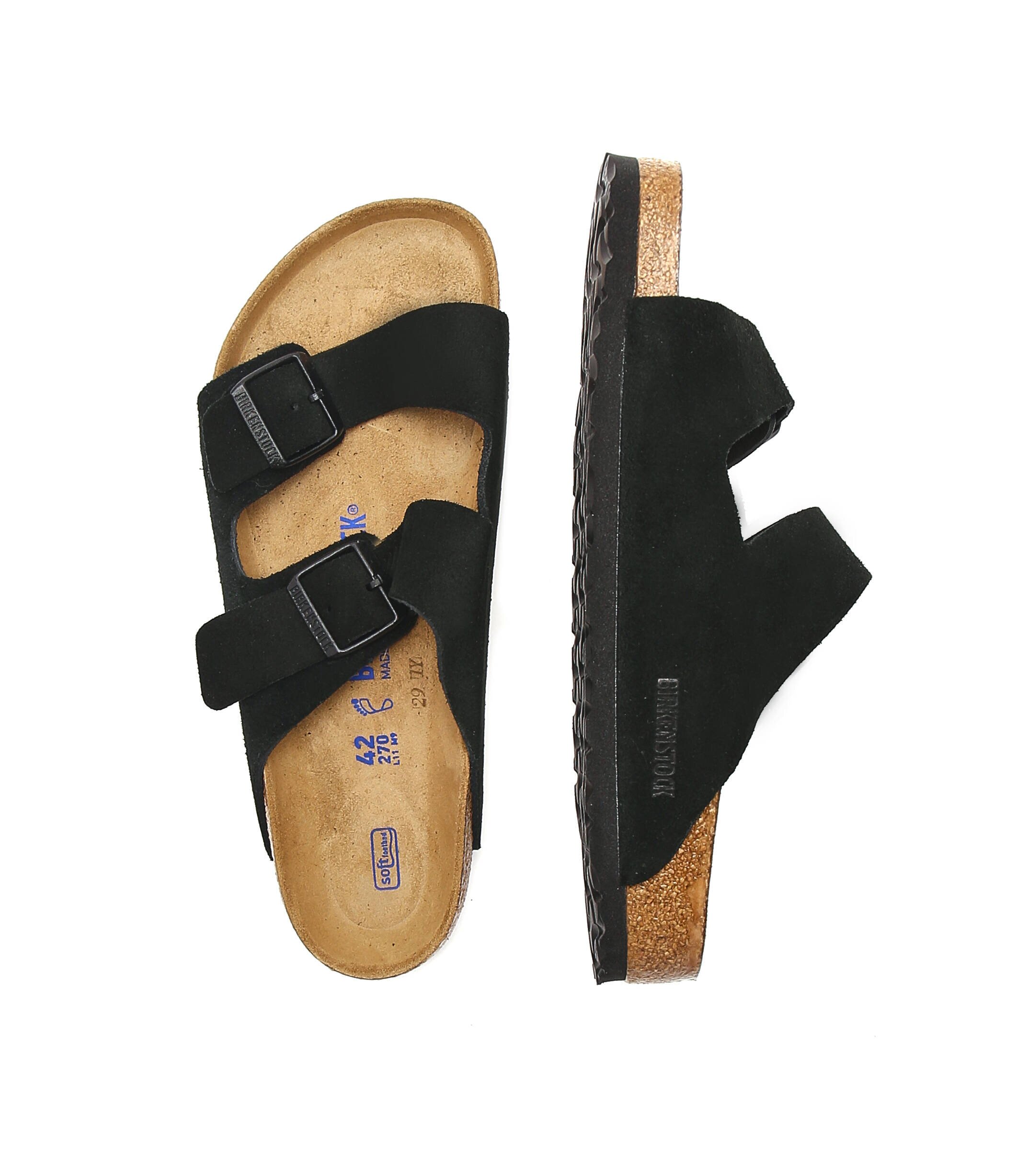 Birkenstock Șlapi Arizona | piele întoarsă | regular fit soft footbed