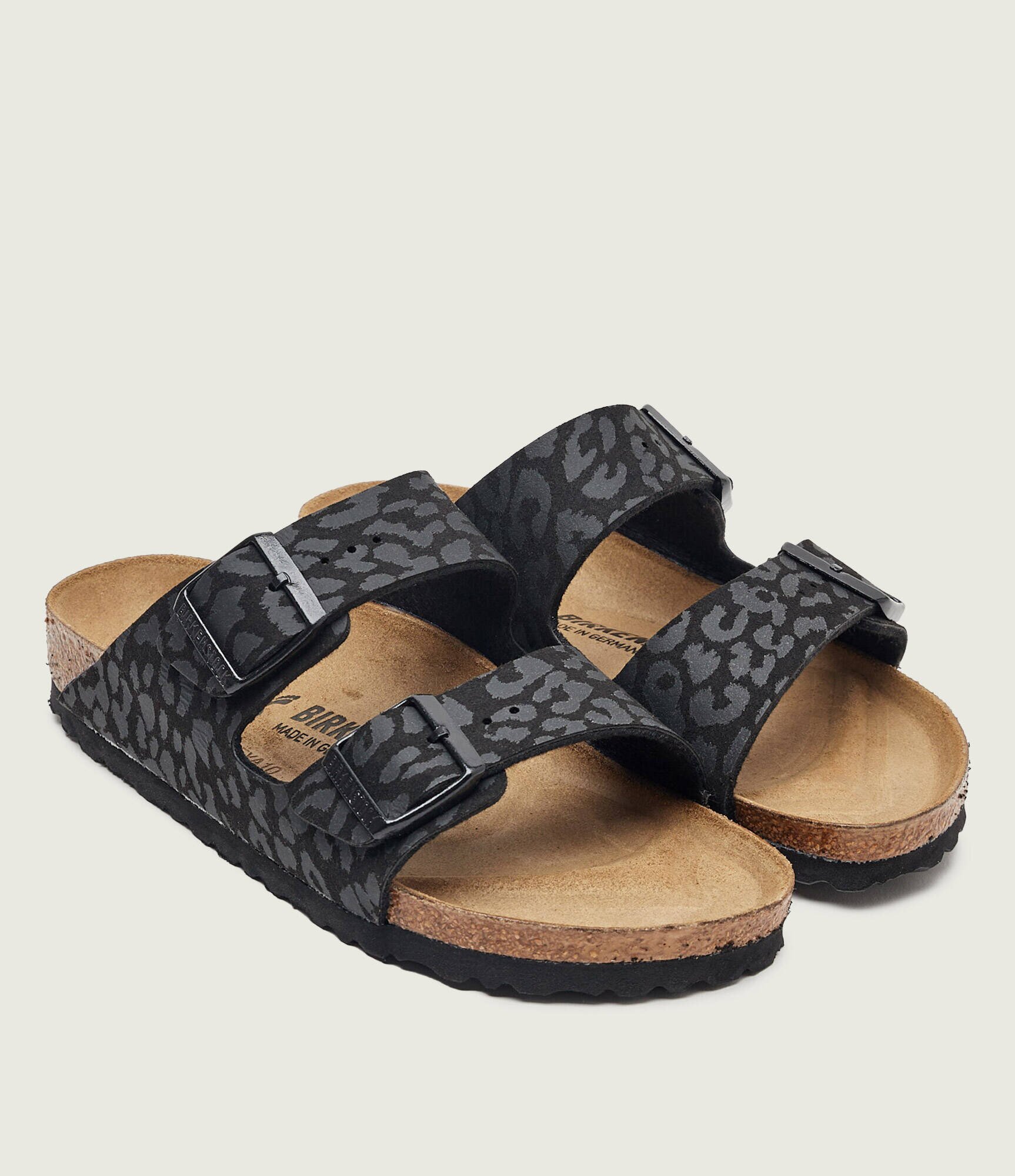 Birkenstock Șlapi Arizona SYN Leo| narrow fit cu adaos de piele