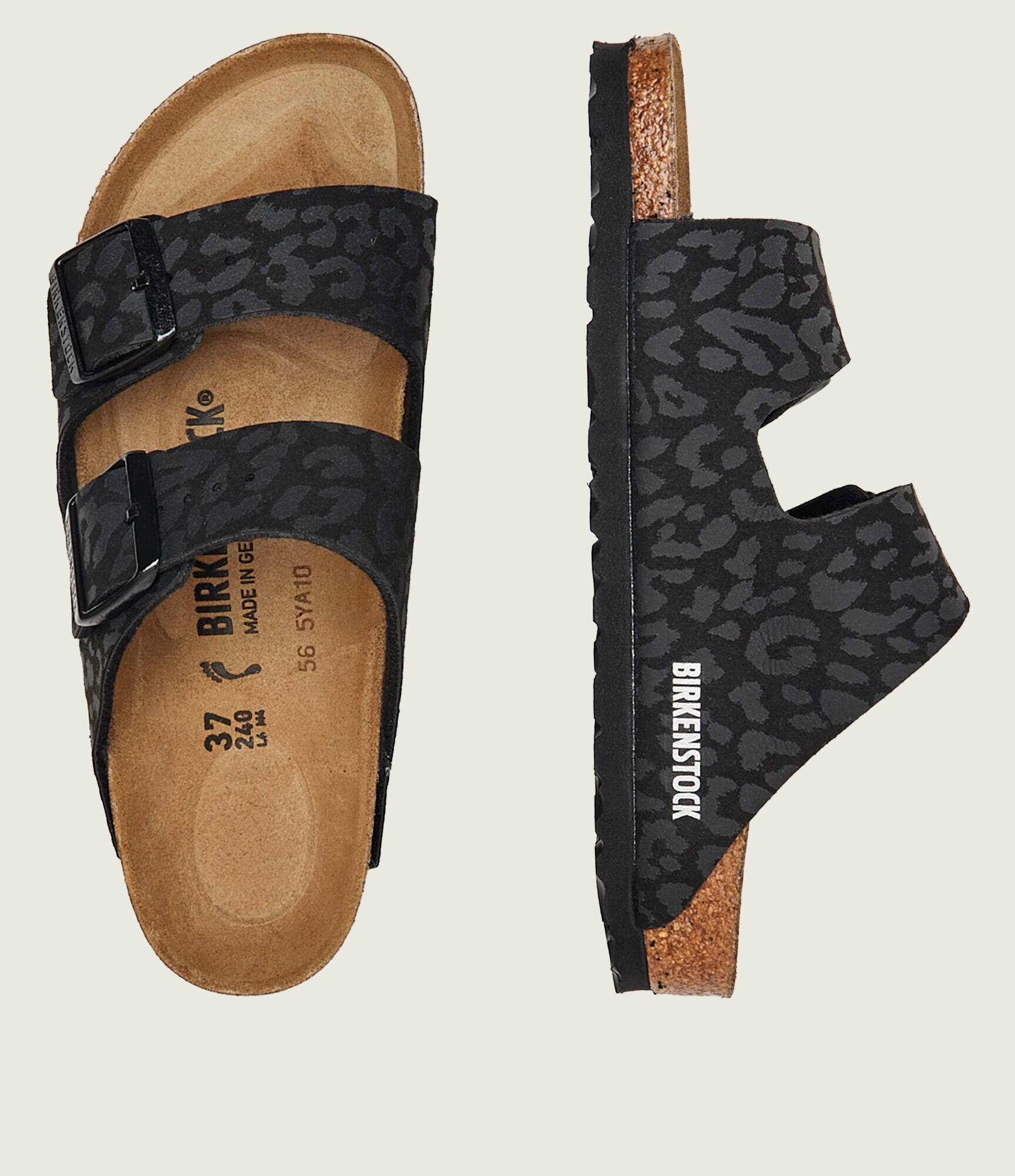 Birkenstock Șlapi Arizona SYN Leo| narrow fit cu adaos de piele