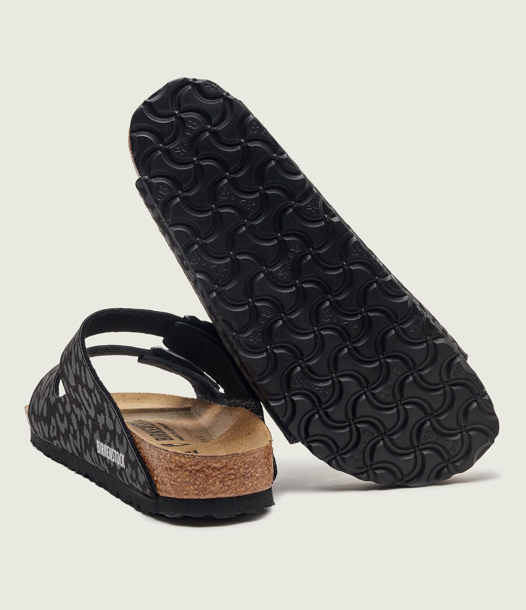 Birkenstock Șlapi Arizona SYN Leo| narrow fit cu adaos de piele
