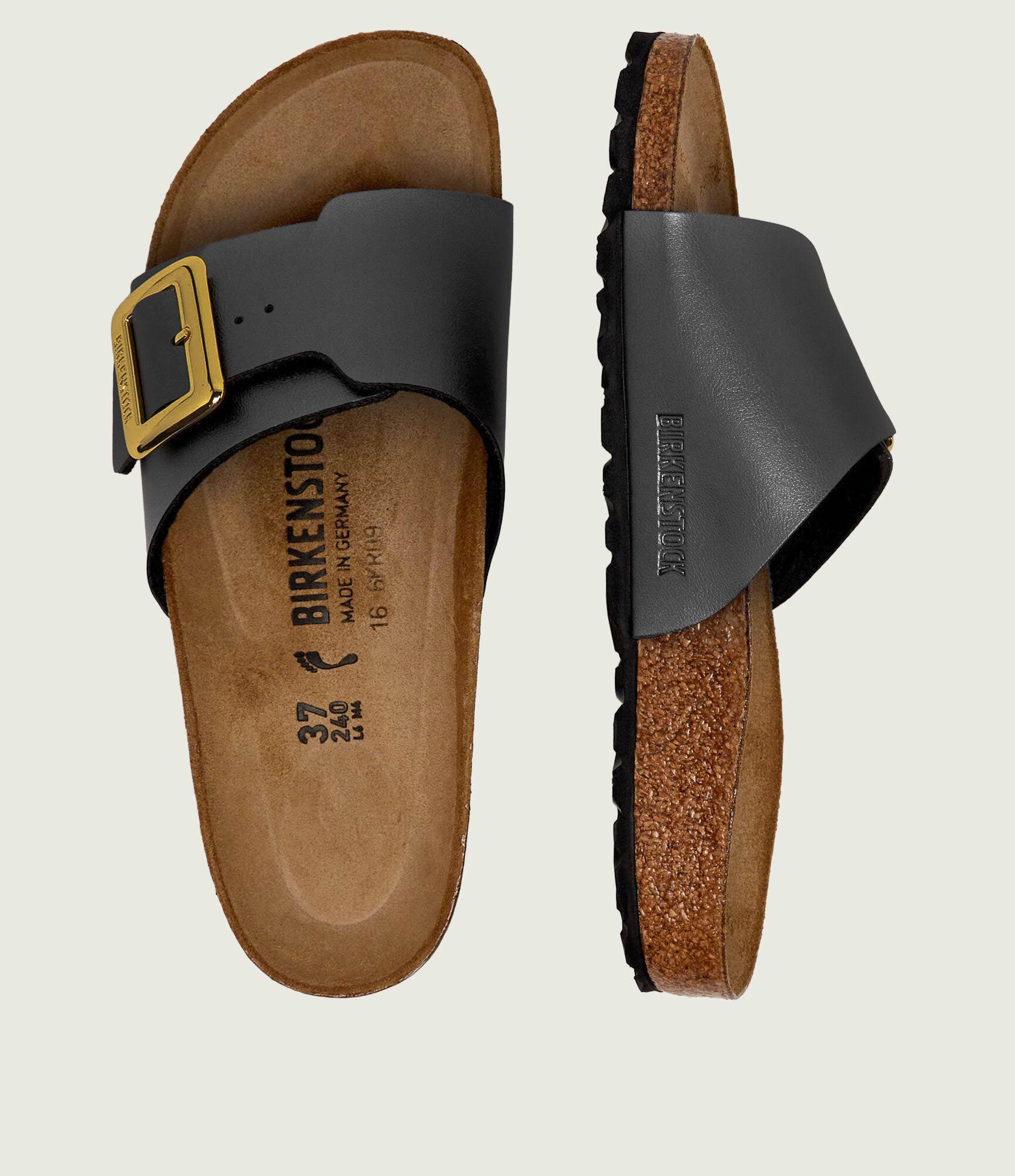 Birkenstock Șlapi Catalina Luxe Buckle | piele întoarsă | narrow fit