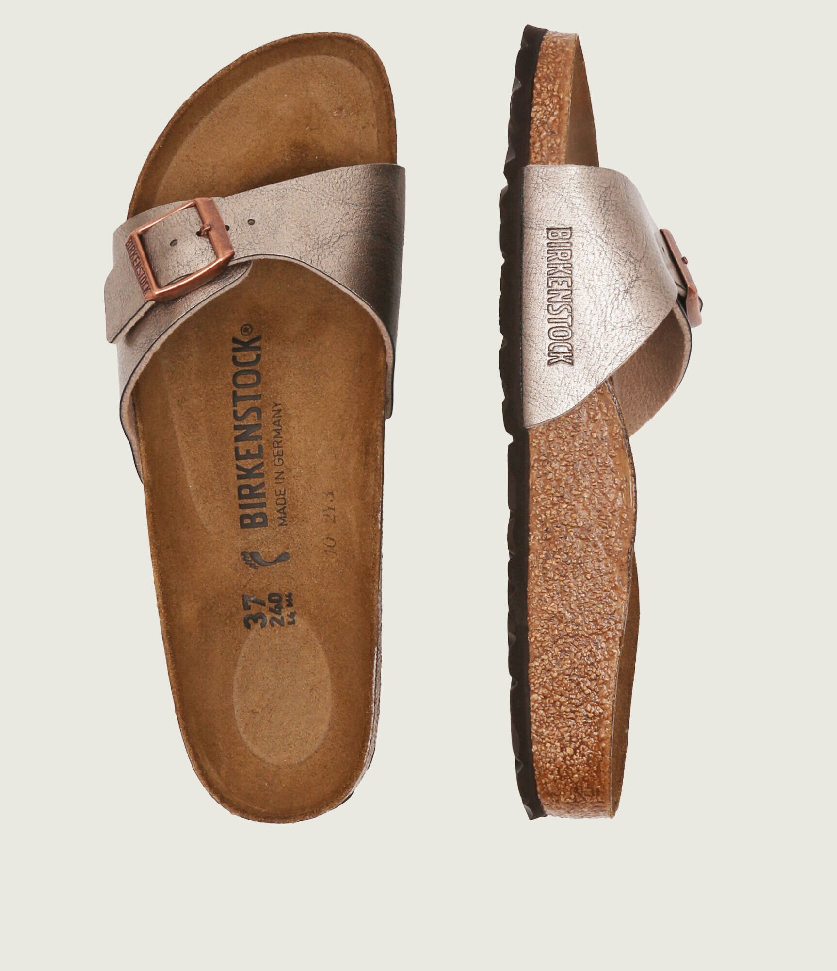 Birkenstock Șlapi Madrid BF cu adaos de piele | narrow fit