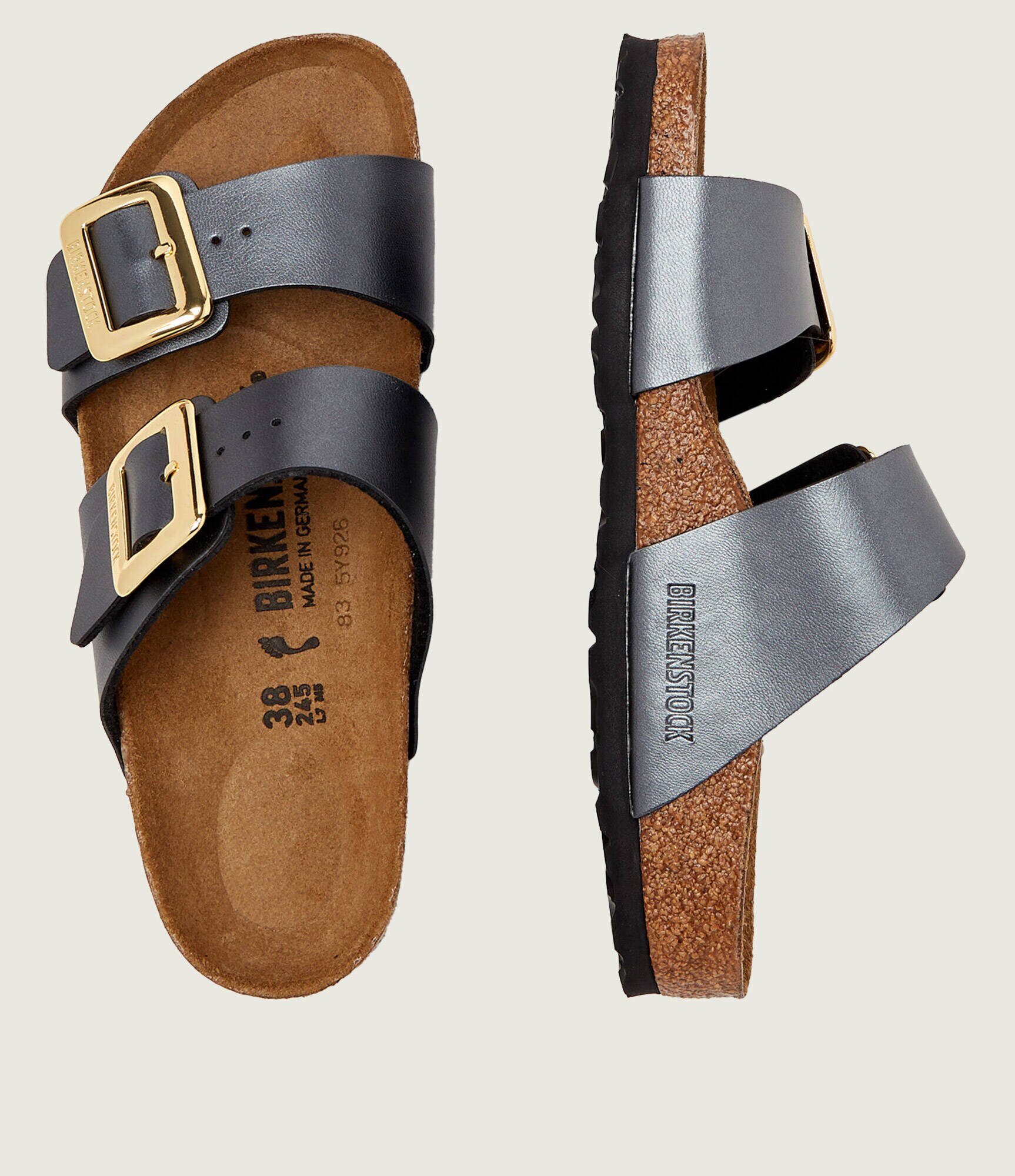 Birkenstock Șlapi Sydney | narrow fit cu adaos de piele