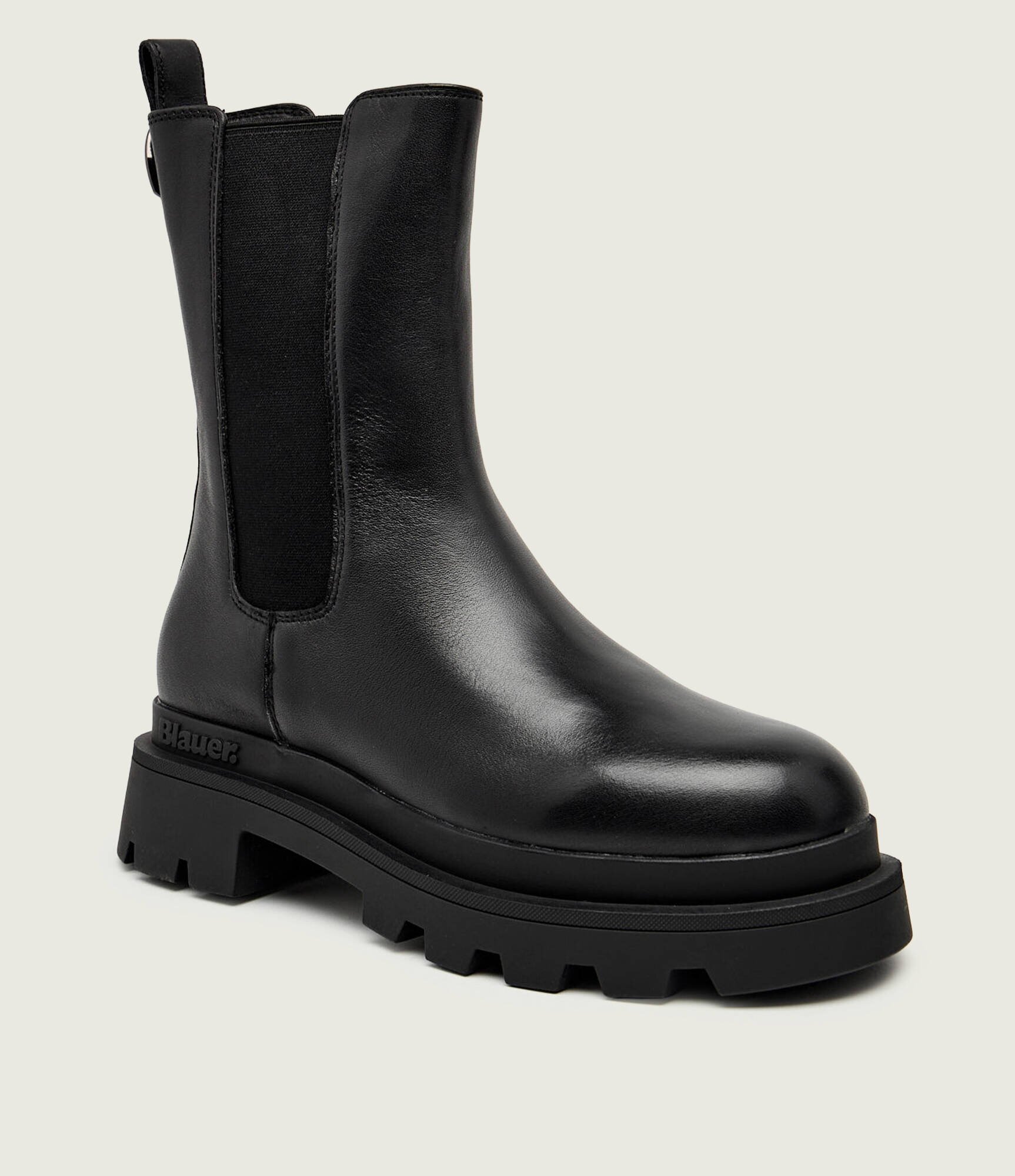 Blauer De piele ghete chelsea KIMMEL08