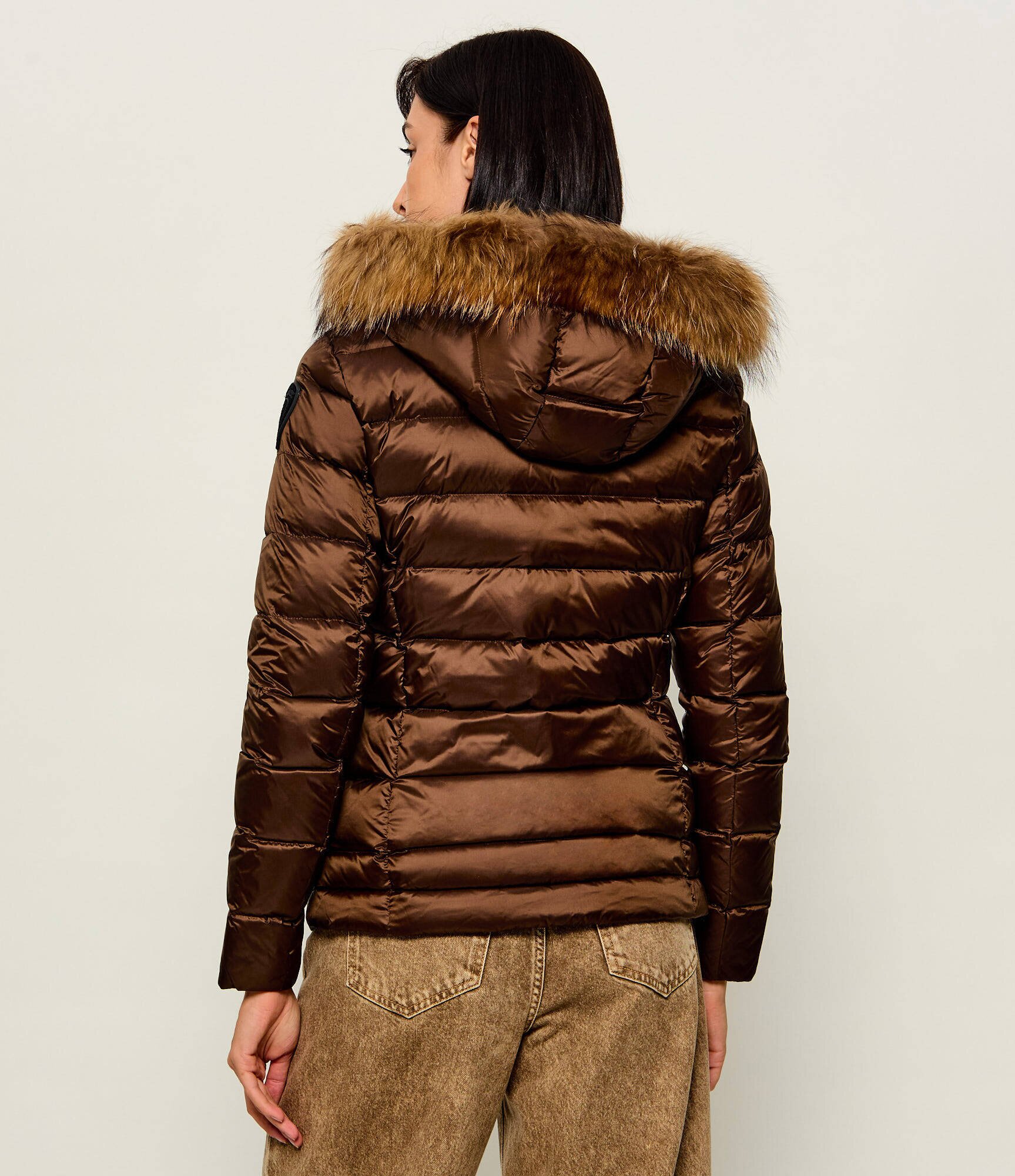 Blauer Geacă de puf Arcadia | Slim Fit