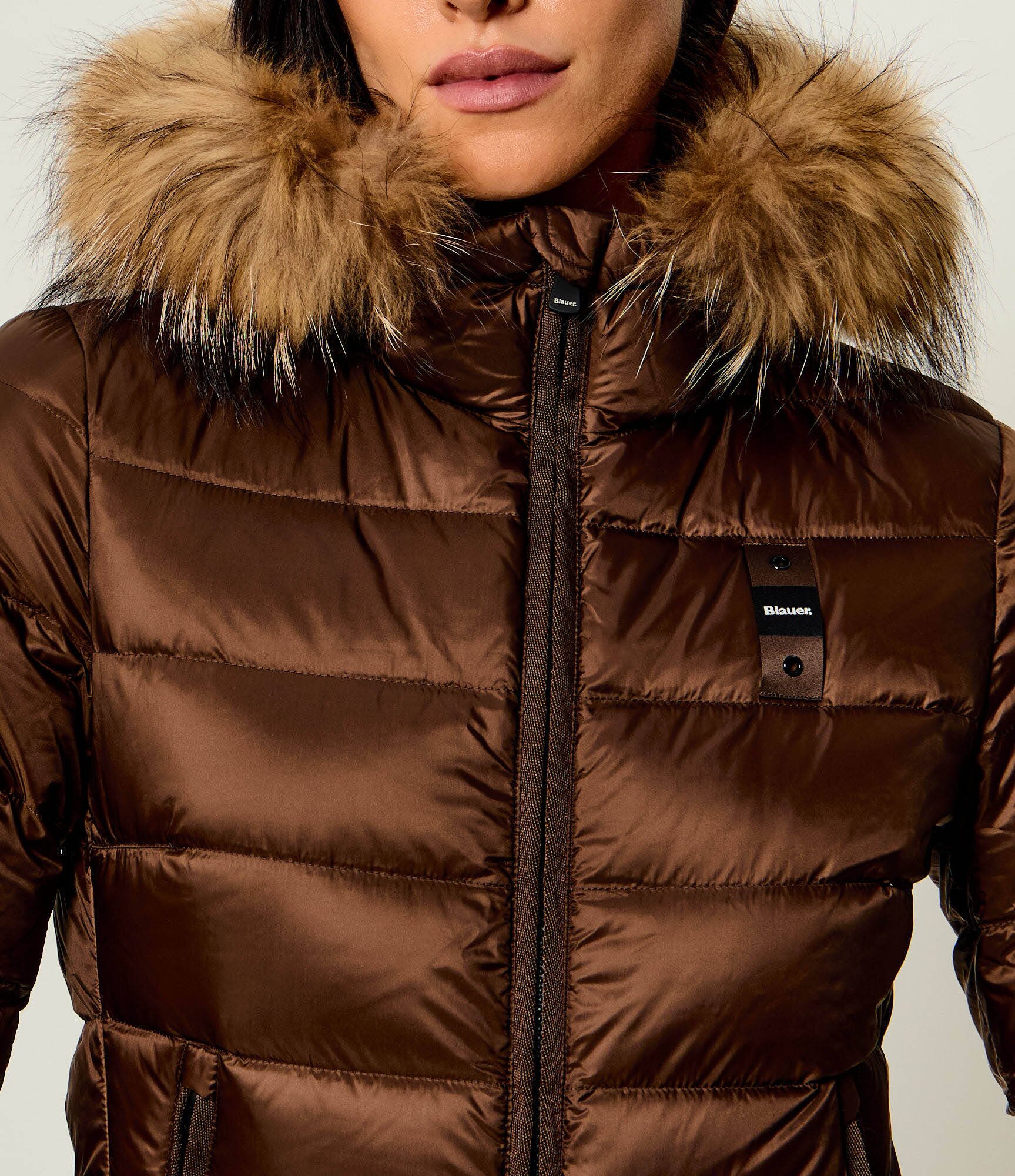 Blauer Geacă de puf Arcadia | Slim Fit
