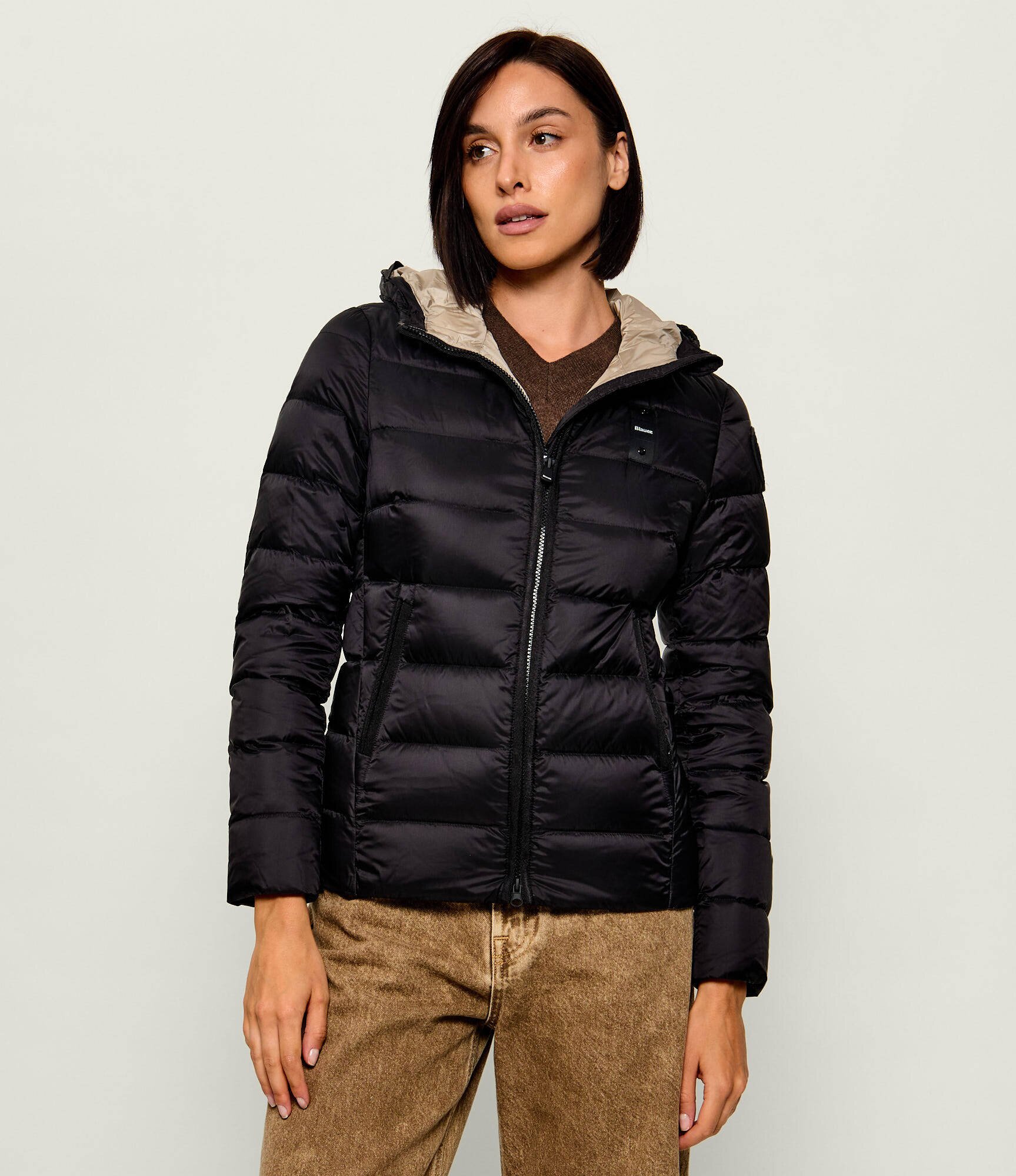 Blauer Geacă de puf Arcadia | Slim Fit