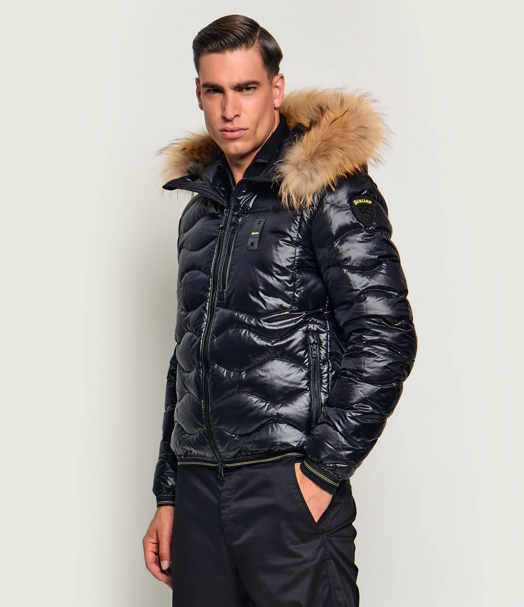 Blauer Geacă de puf Wave | regular fit
