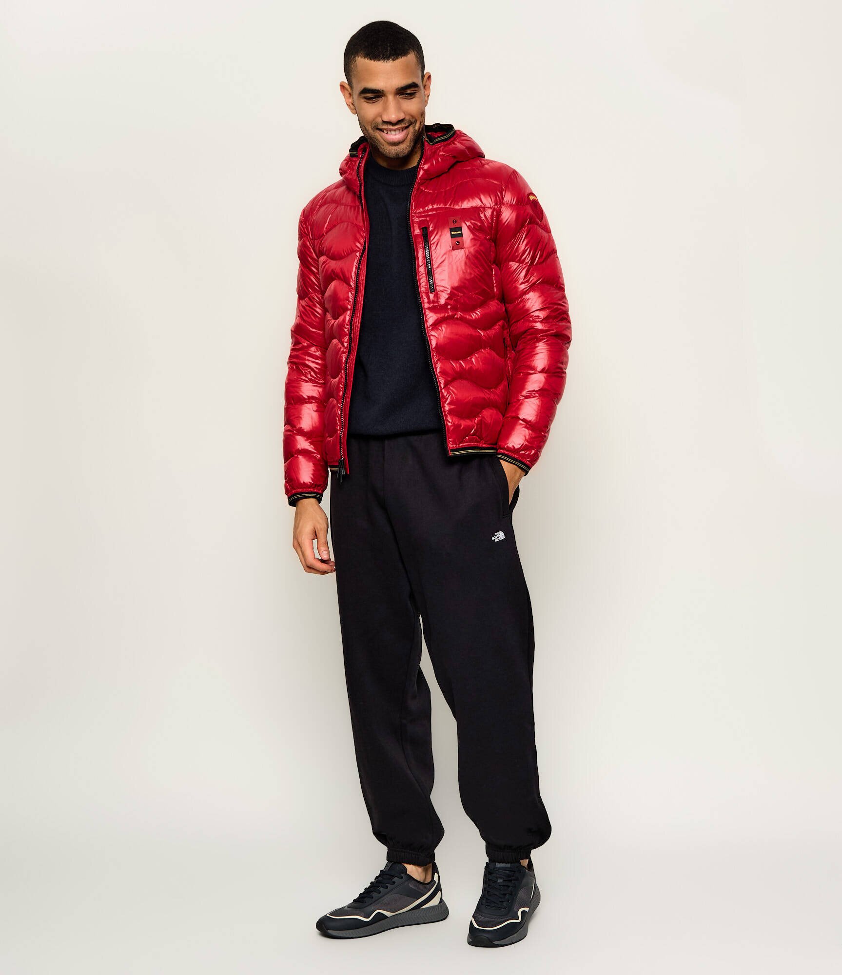 Blauer Geacă de puf Wave | regular fit