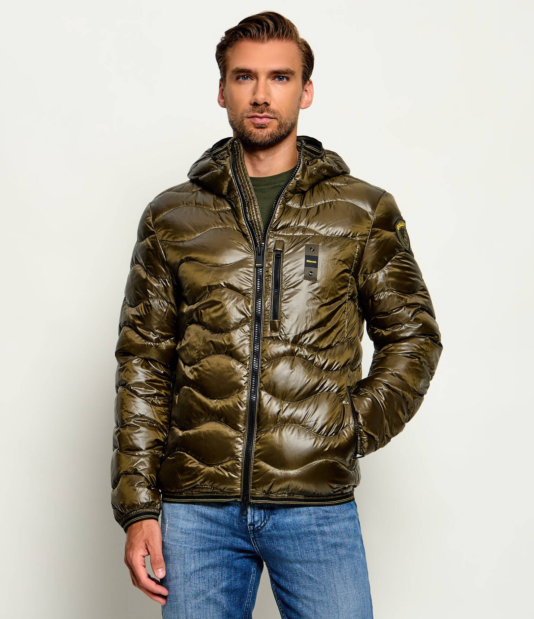 Blauer Geacă de puf Wave | regular fit