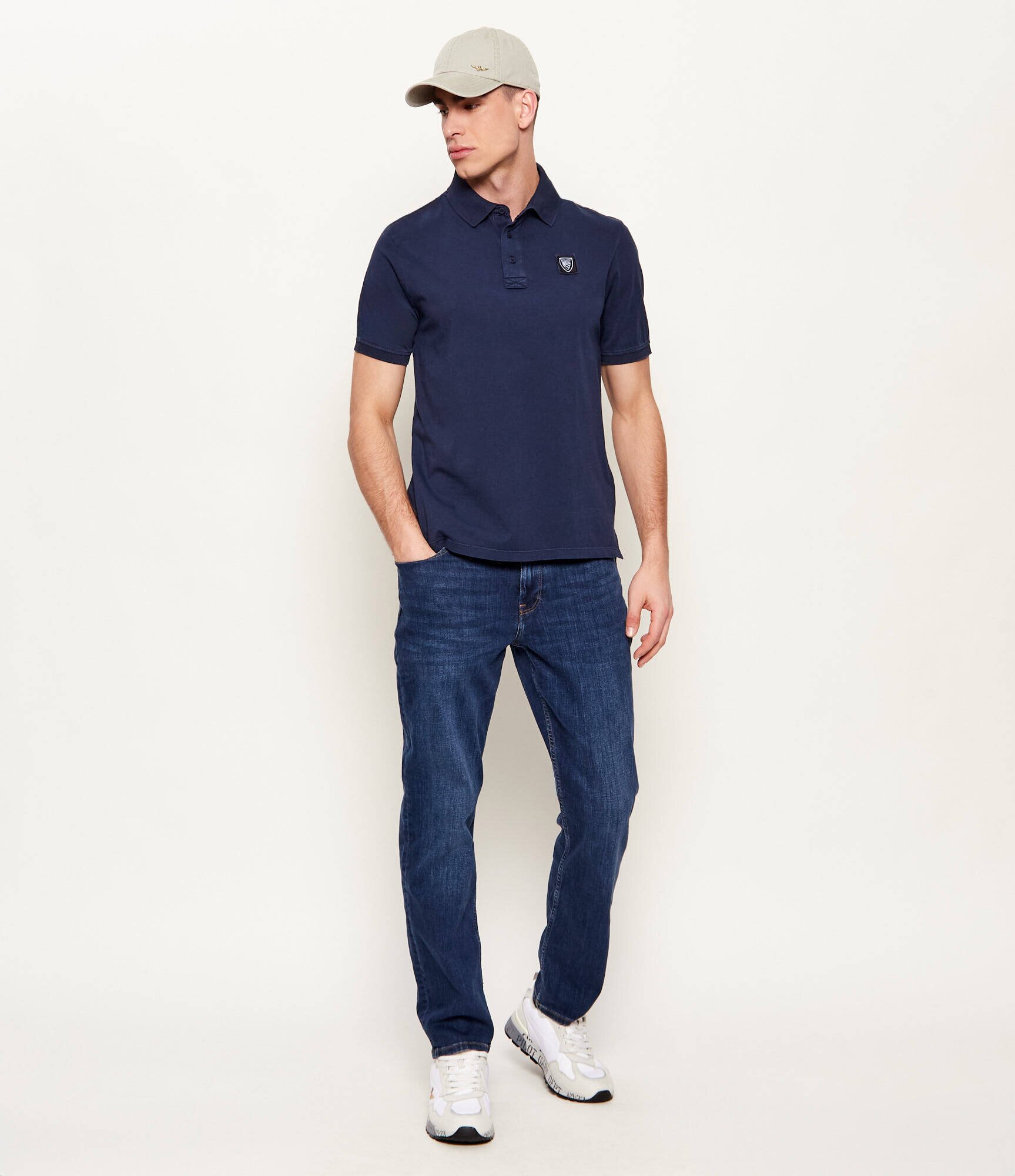 Blauer Polo DEVITT | regular fit