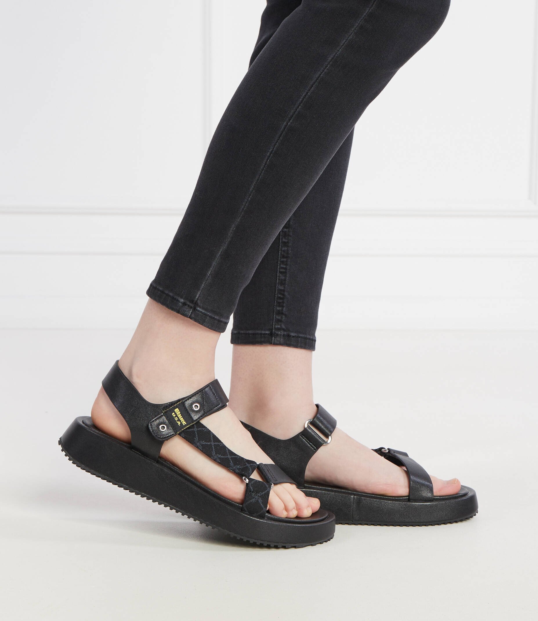 Blauer Sandale Clancy