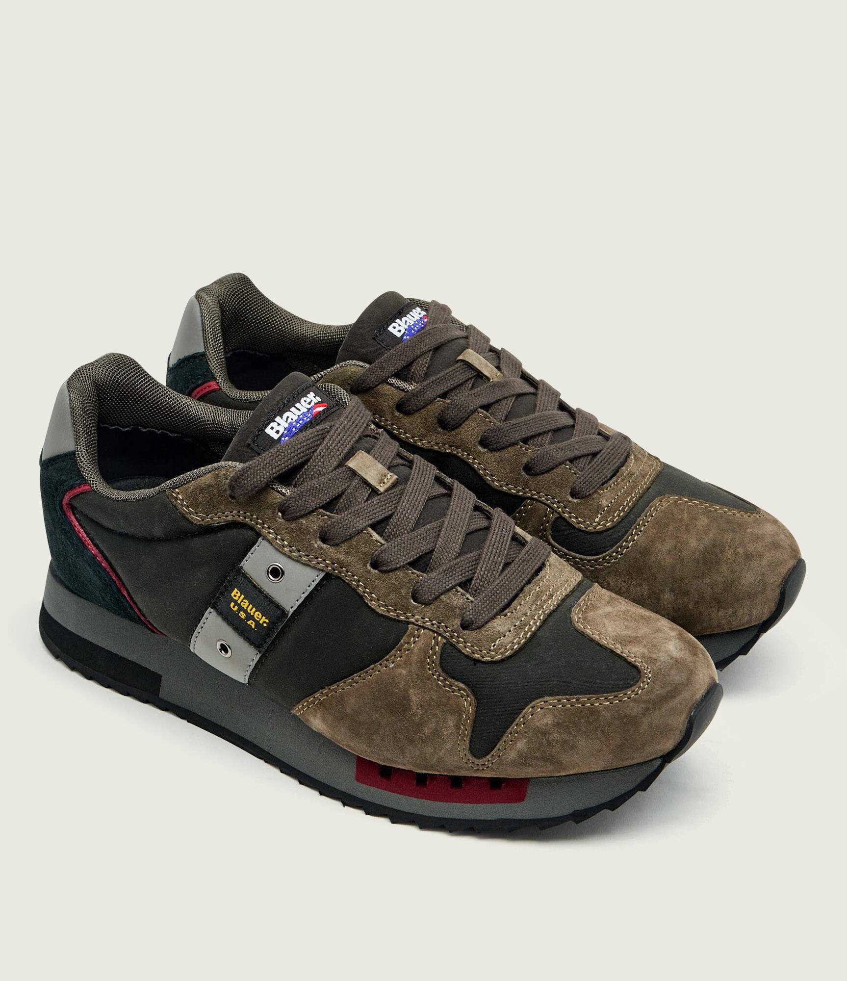 Blauer Sneakers QUEENS01 | piele întoarsă