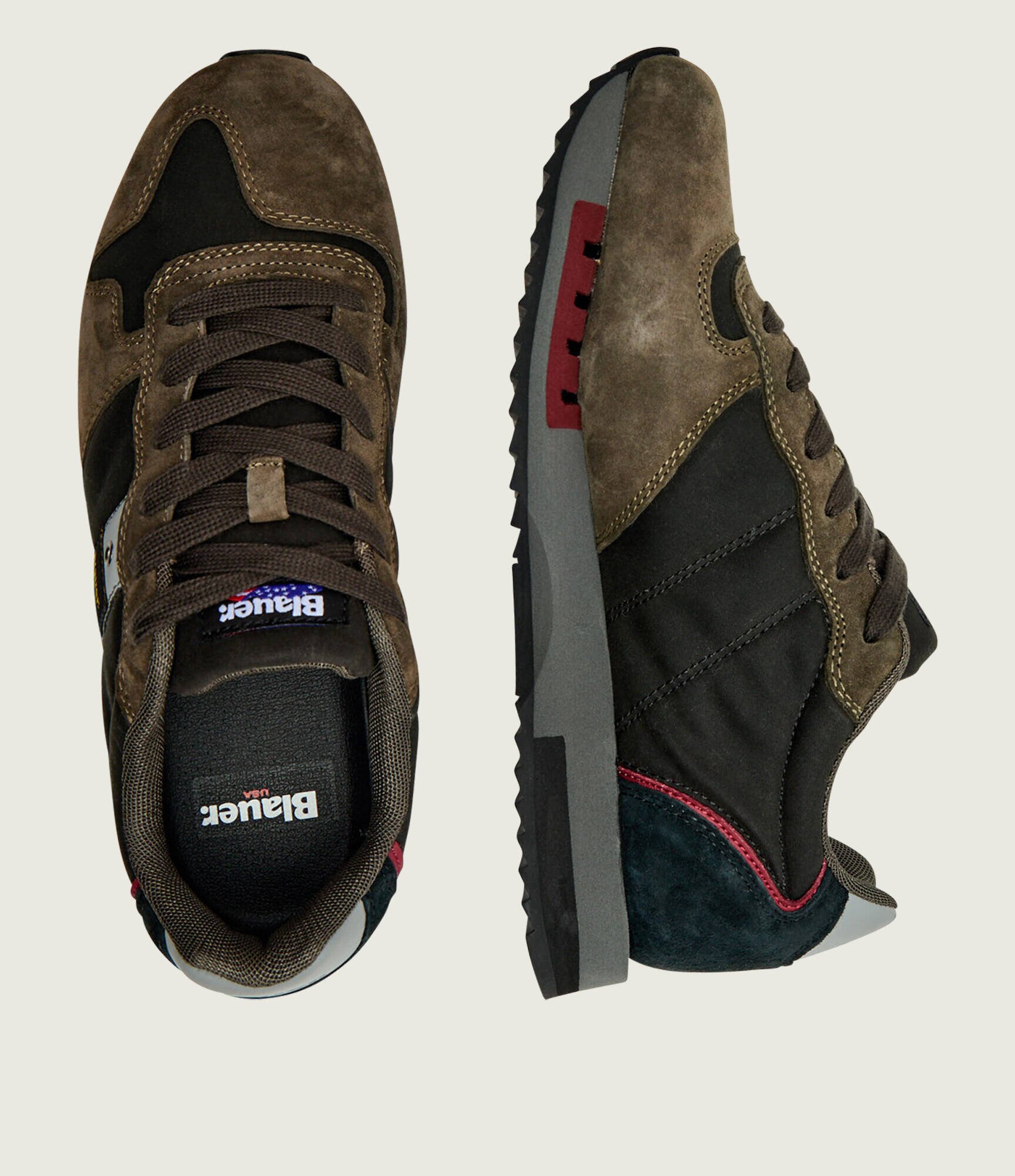 Blauer Sneakers QUEENS01 | piele întoarsă