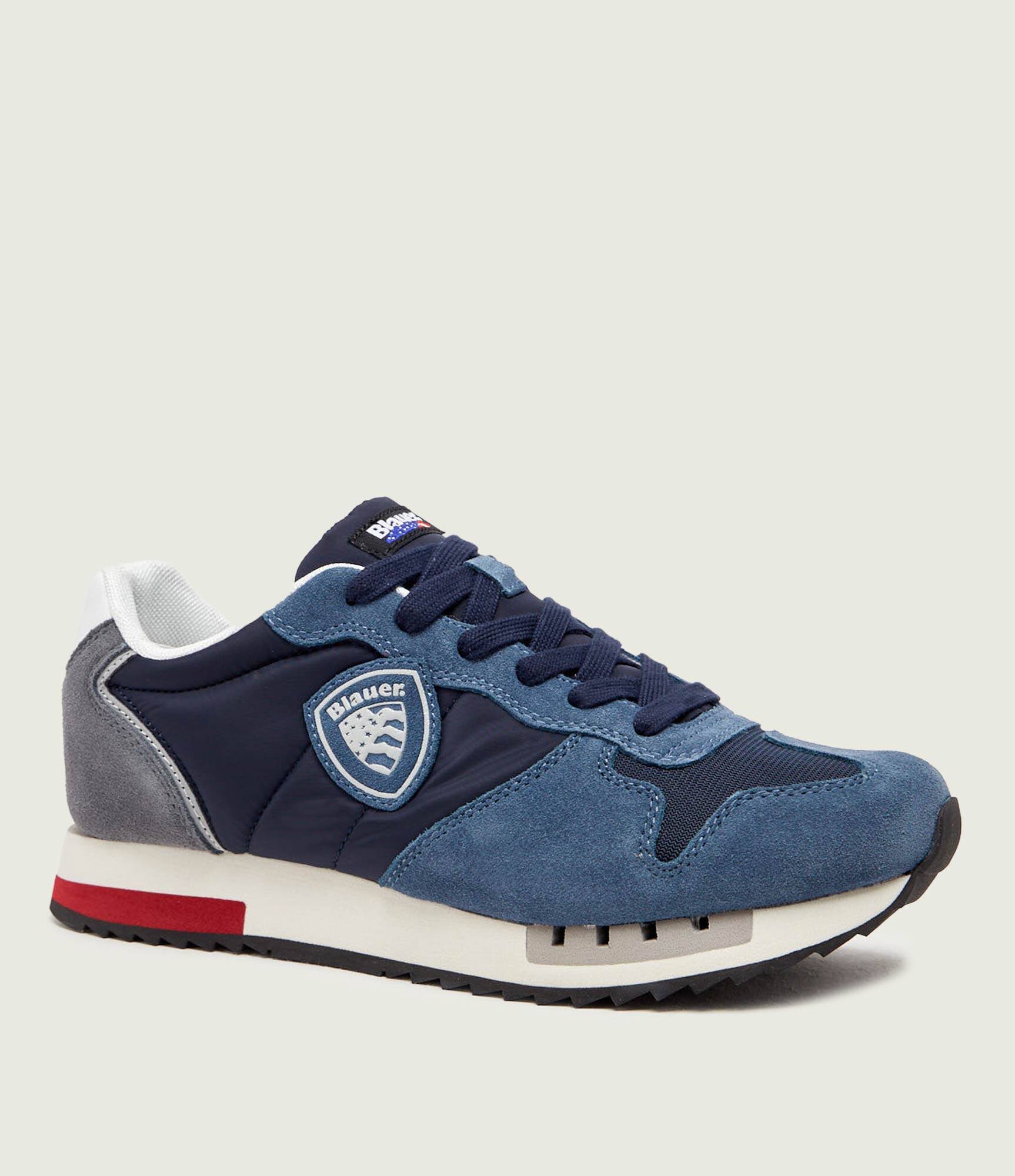 Blauer Sneakers QUEENS05 | piele întoarsă