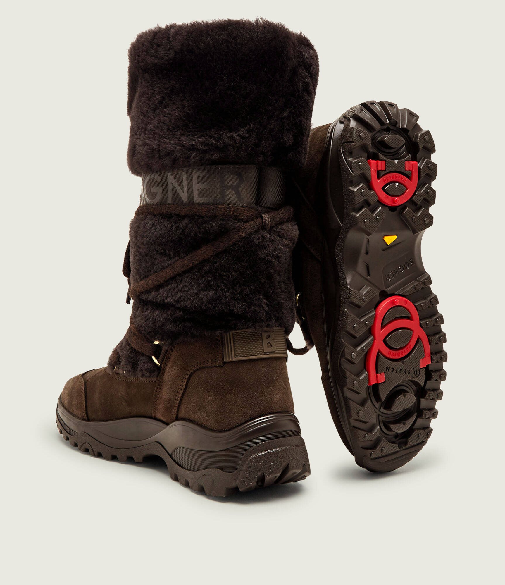 BOGNER Bocanci Alta Badia S 8 B | piele întoarsă | wełna | shearling