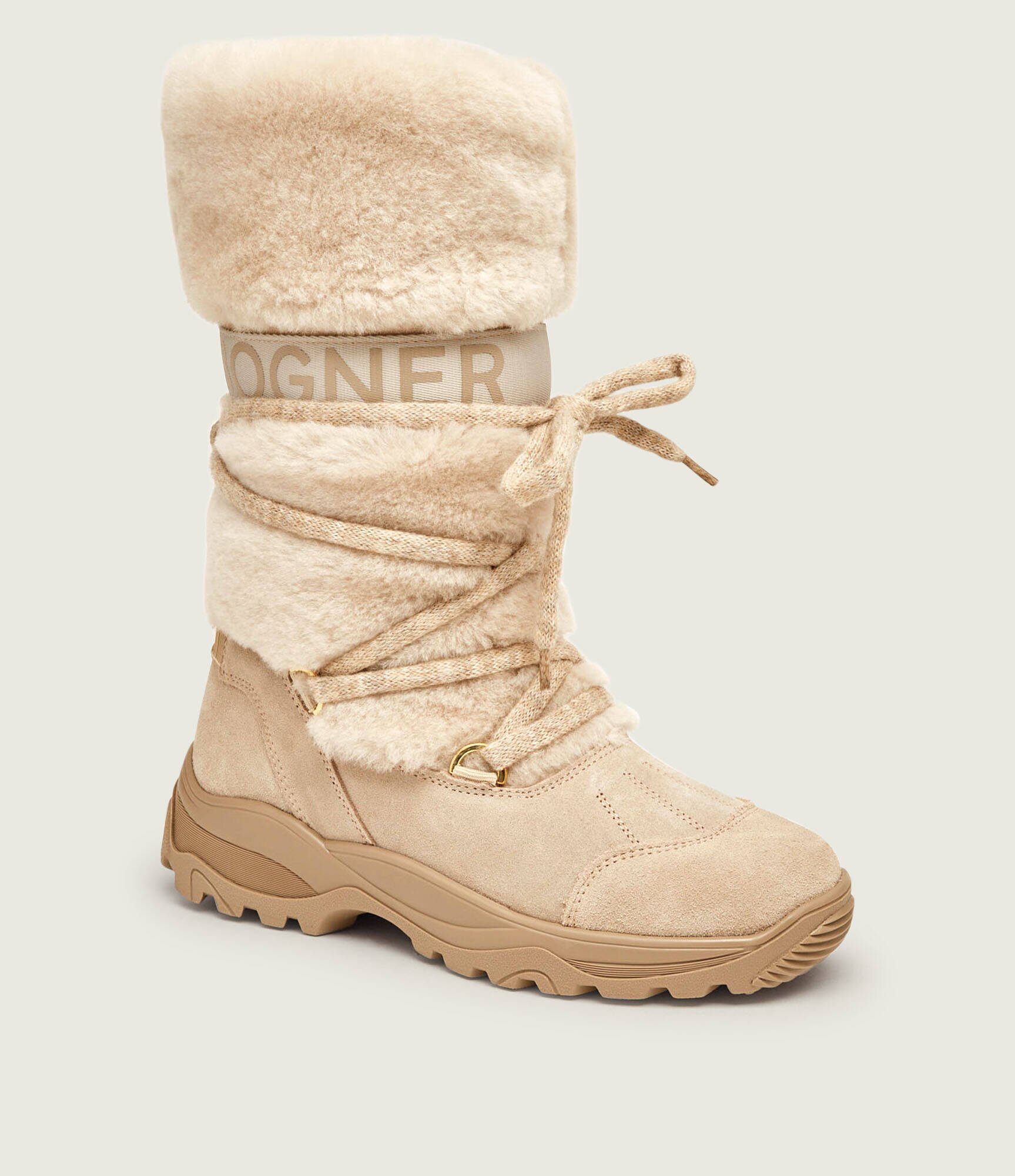 BOGNER Bocanci Alta Badia S 8 B | piele întoarsă | wełna | shearling