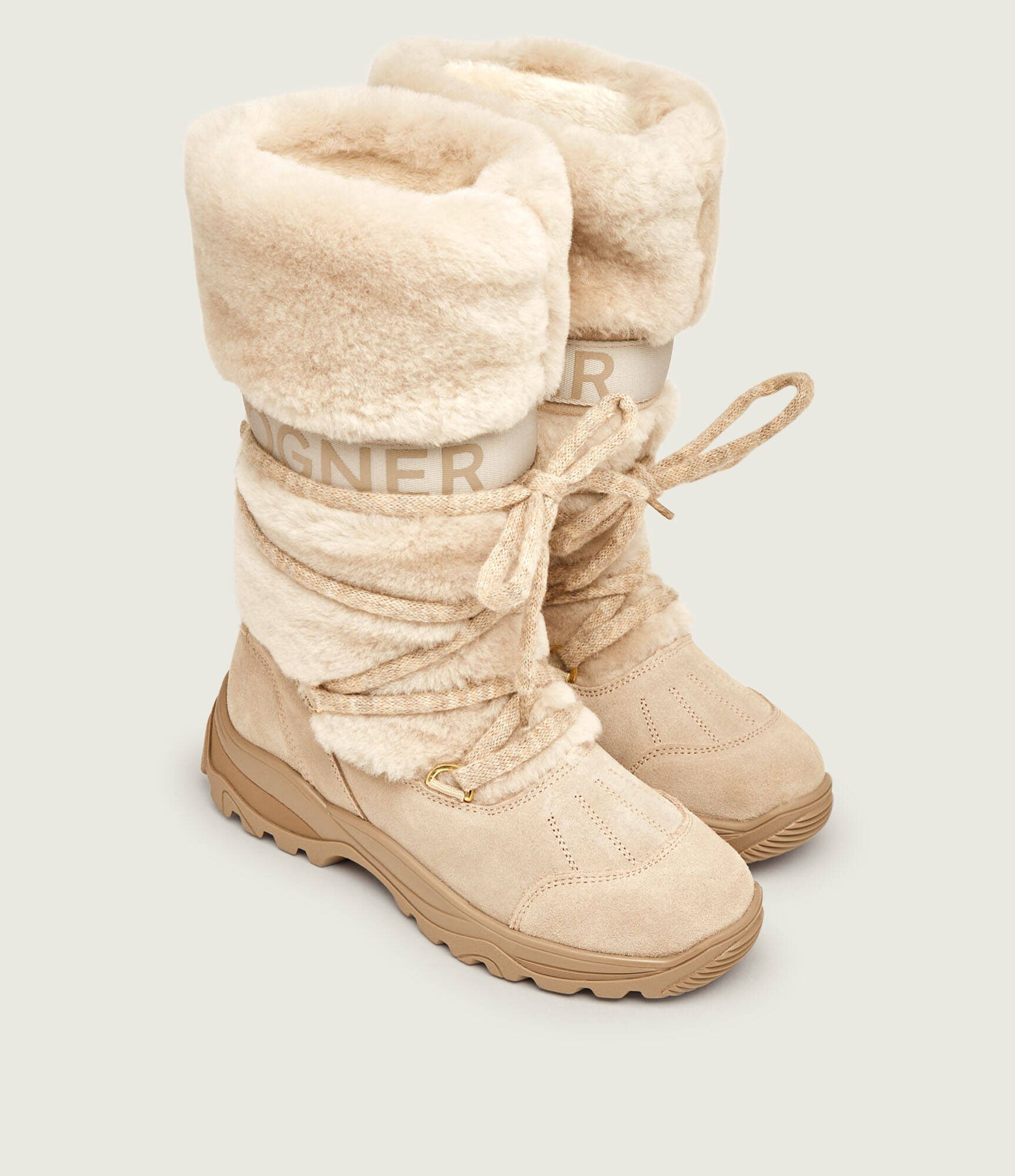 BOGNER Bocanci Alta Badia S 8 B | piele întoarsă | wełna | shearling