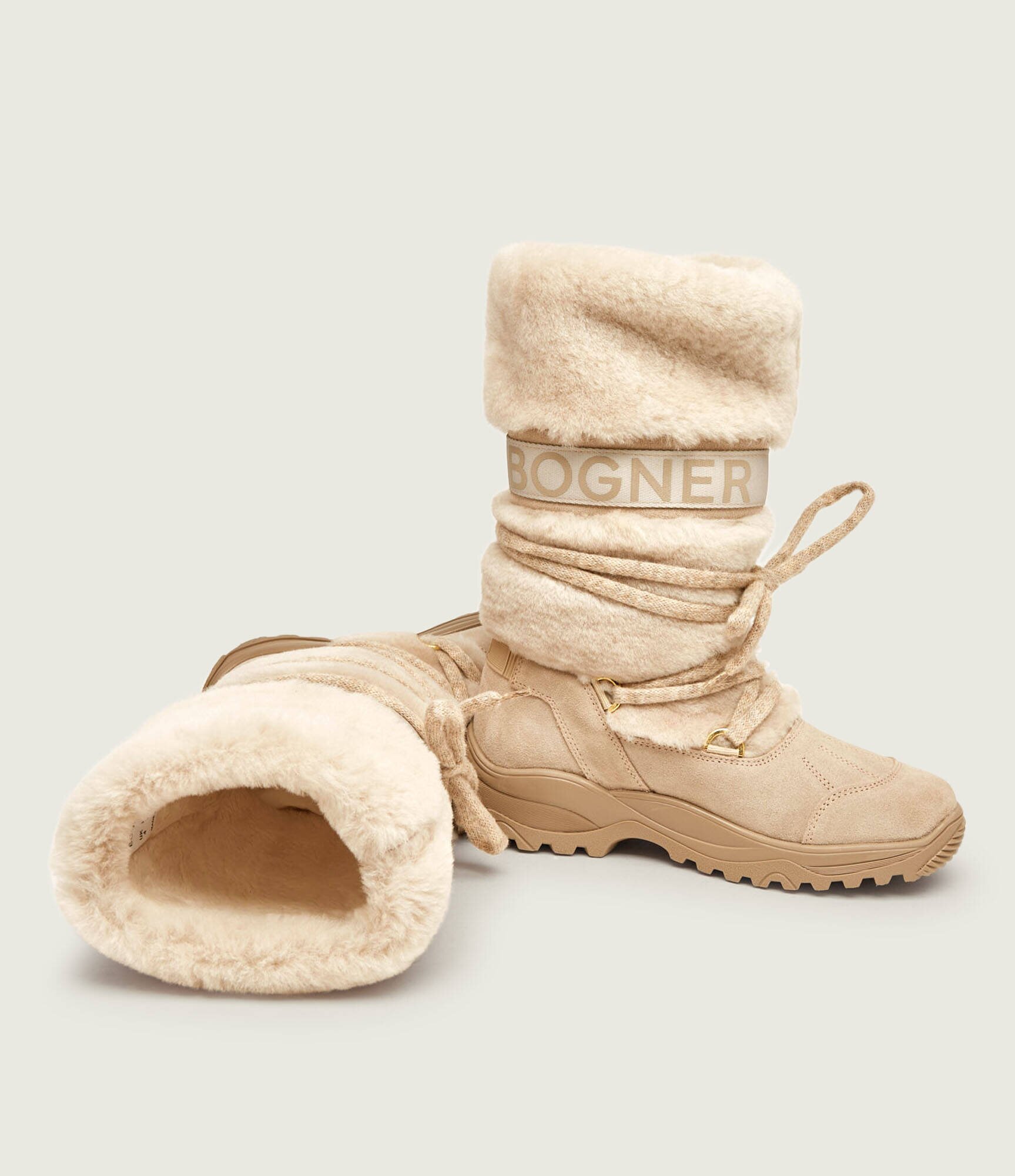BOGNER Bocanci Alta Badia S 8 B | piele întoarsă | wełna | shearling
