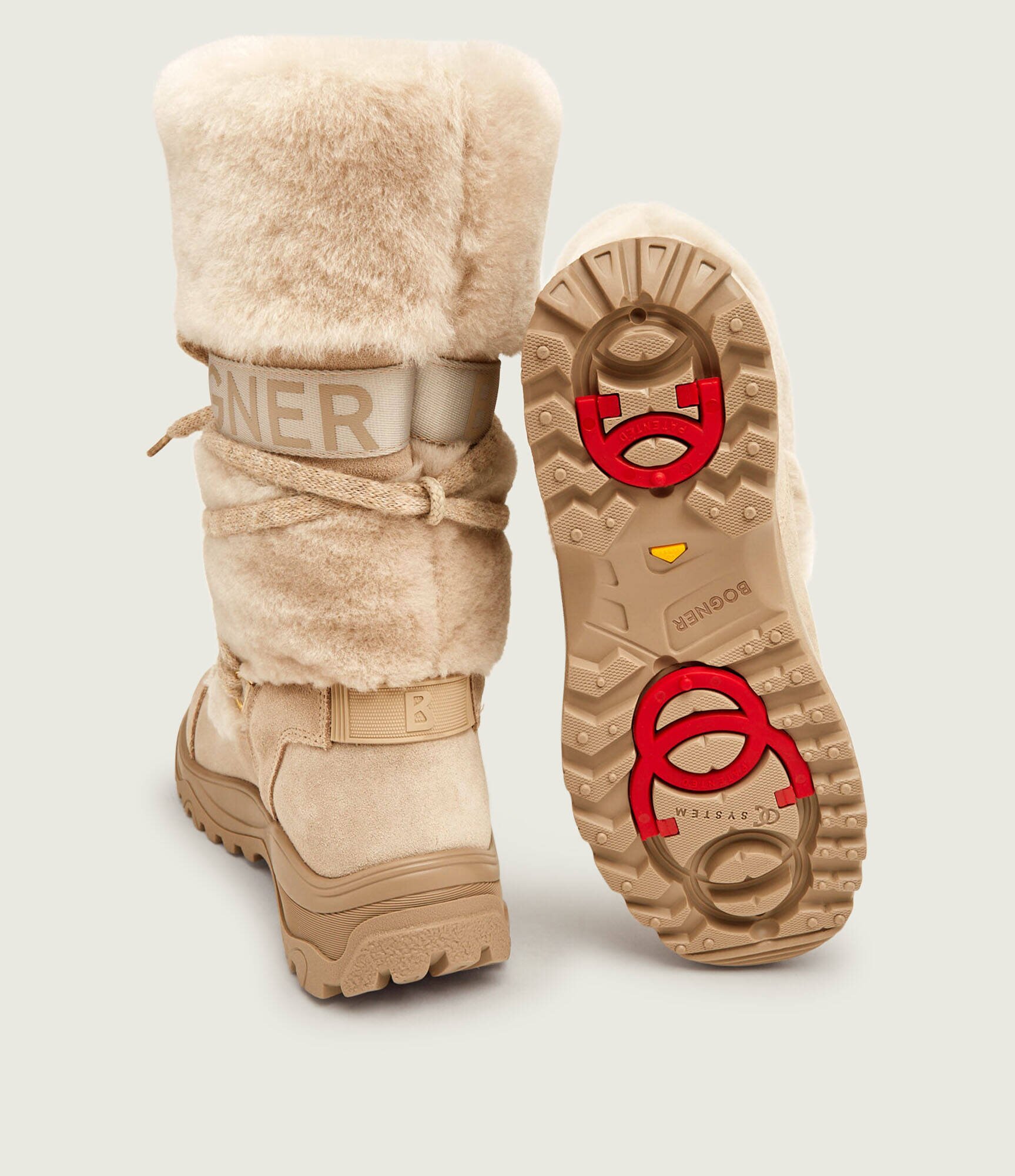BOGNER Bocanci Alta Badia S 8 B | piele întoarsă | wełna | shearling