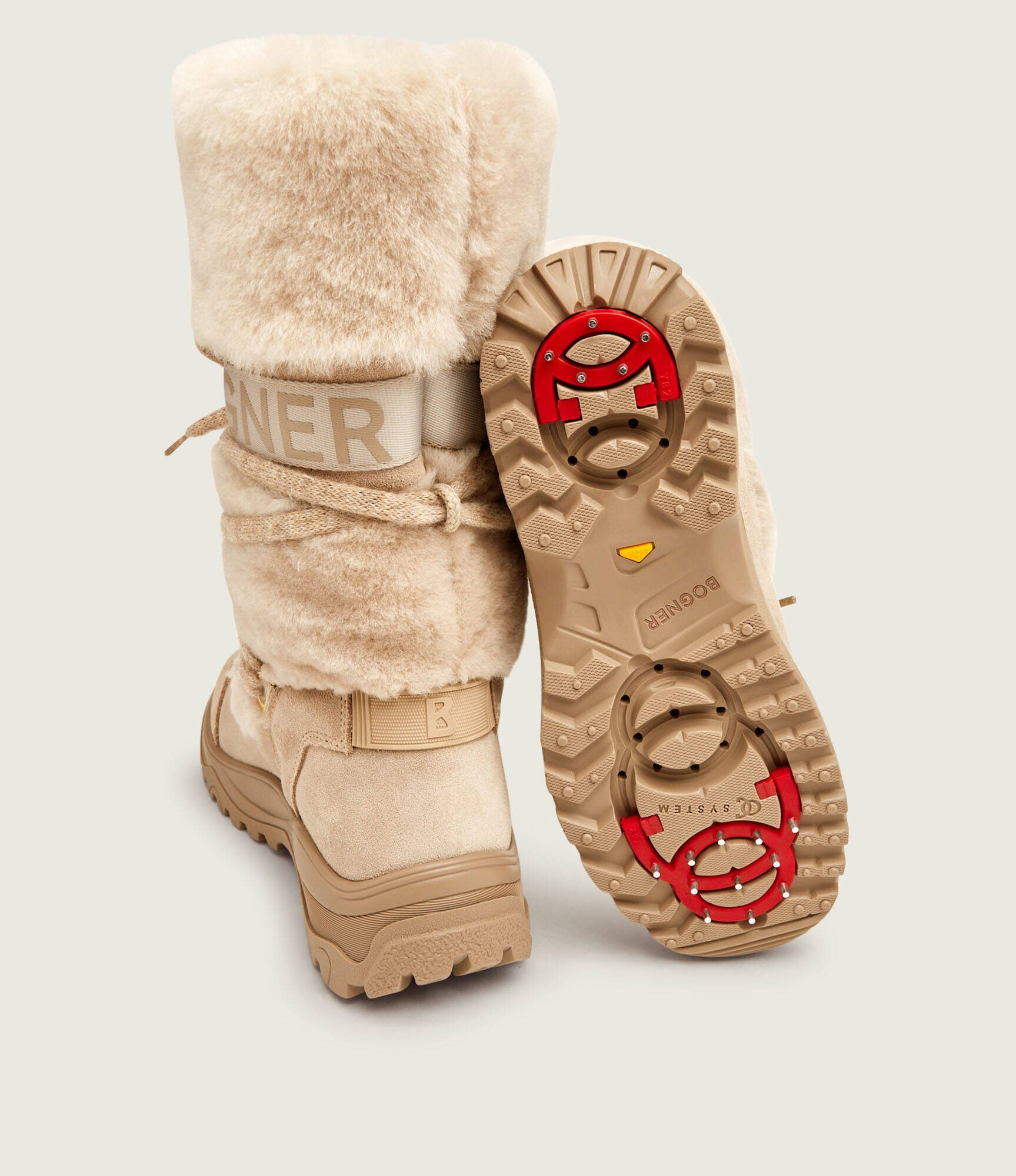 BOGNER Bocanci Alta Badia S 8 B | piele întoarsă | wełna | shearling