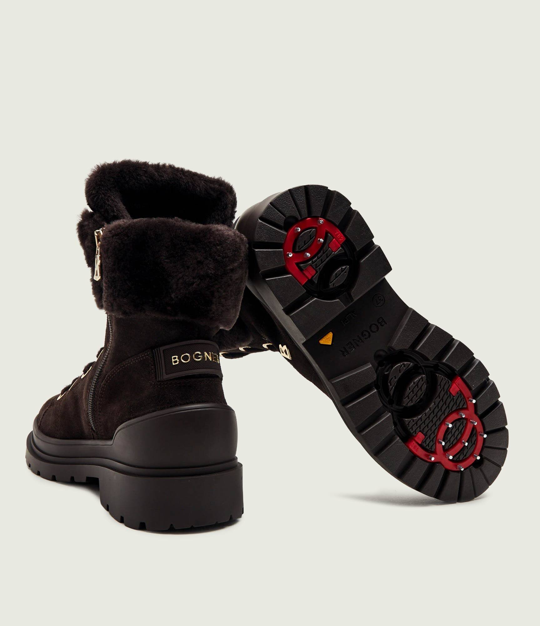 BOGNER Botine St.Moritz S 23 C | piele întoarsă (zamsz) | cu adaos de lână