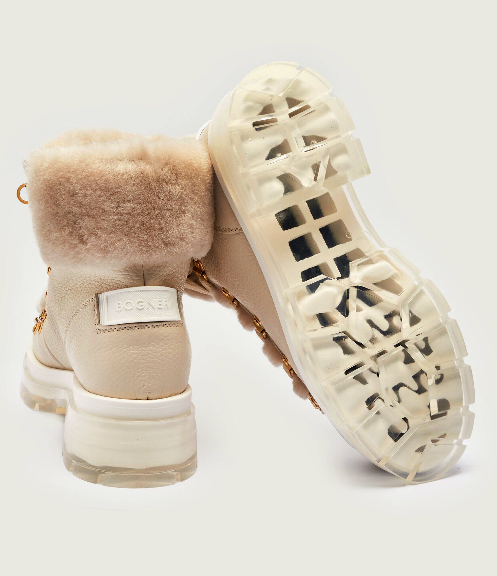 BOGNER De piele insulete Swansea 6 B | shearling cu adaos de lână