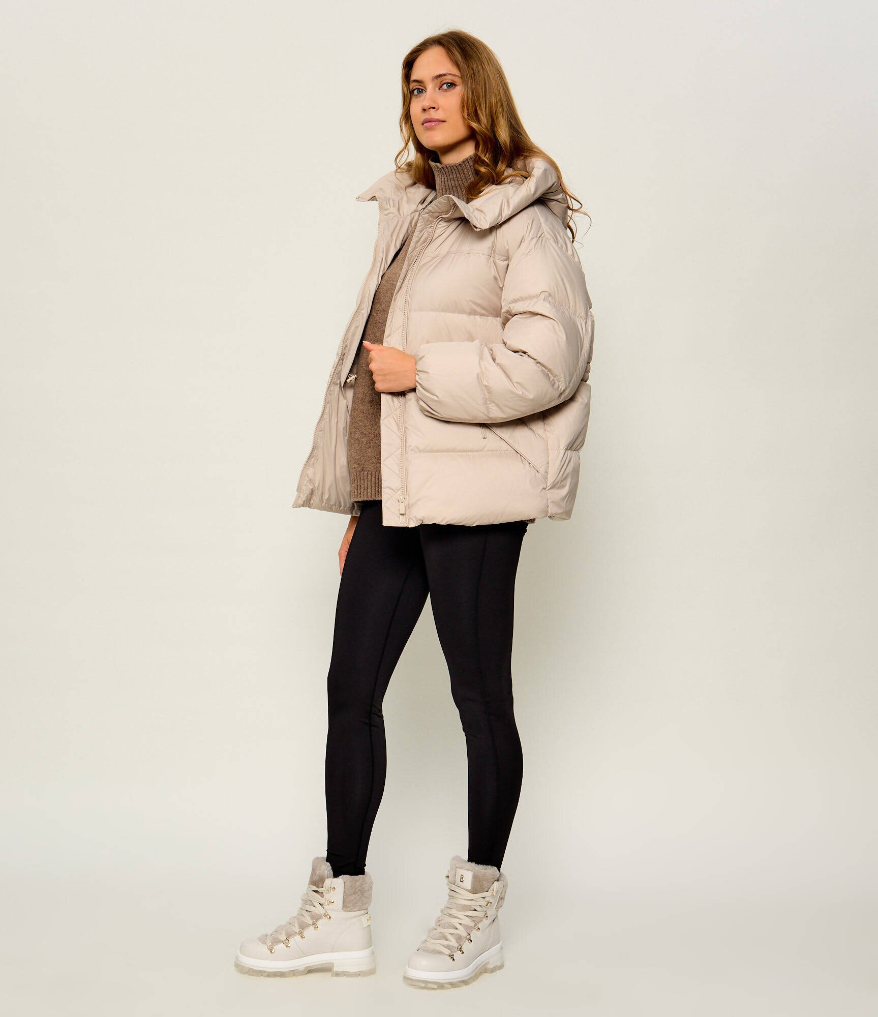 BOGNER De piele insulete Swansea 9 B | shearling cu adaos de lână