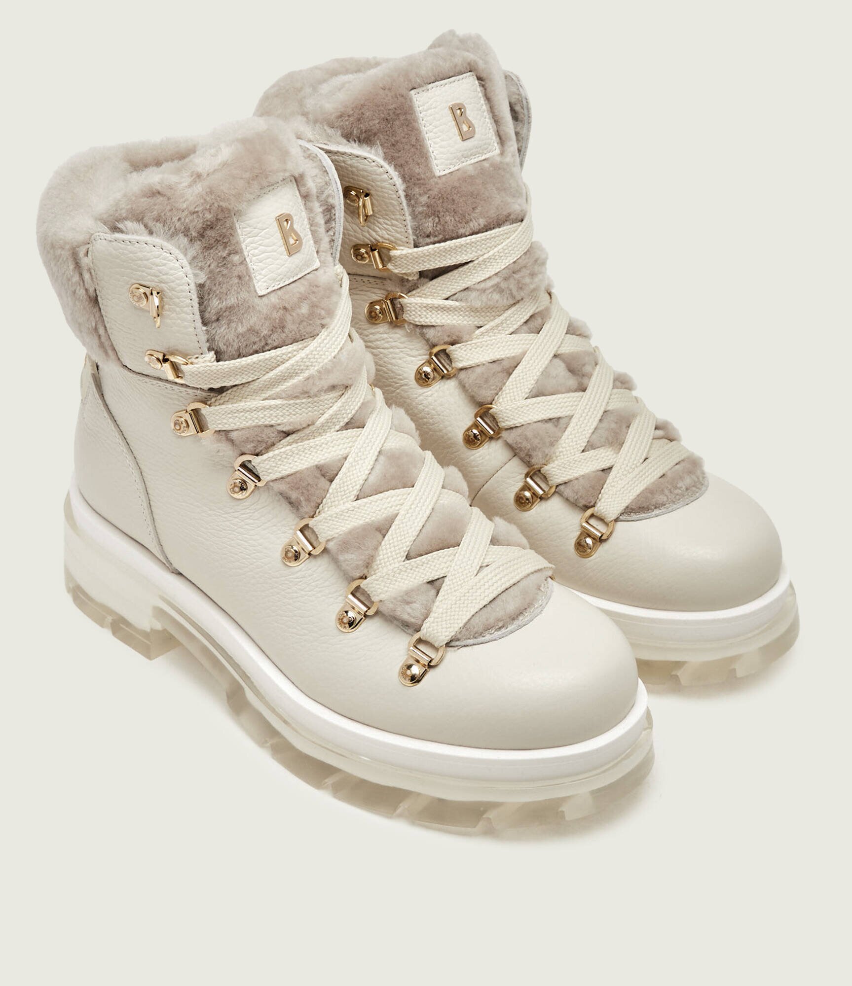 BOGNER De piele insulete Swansea 9 B | shearling cu adaos de lână
