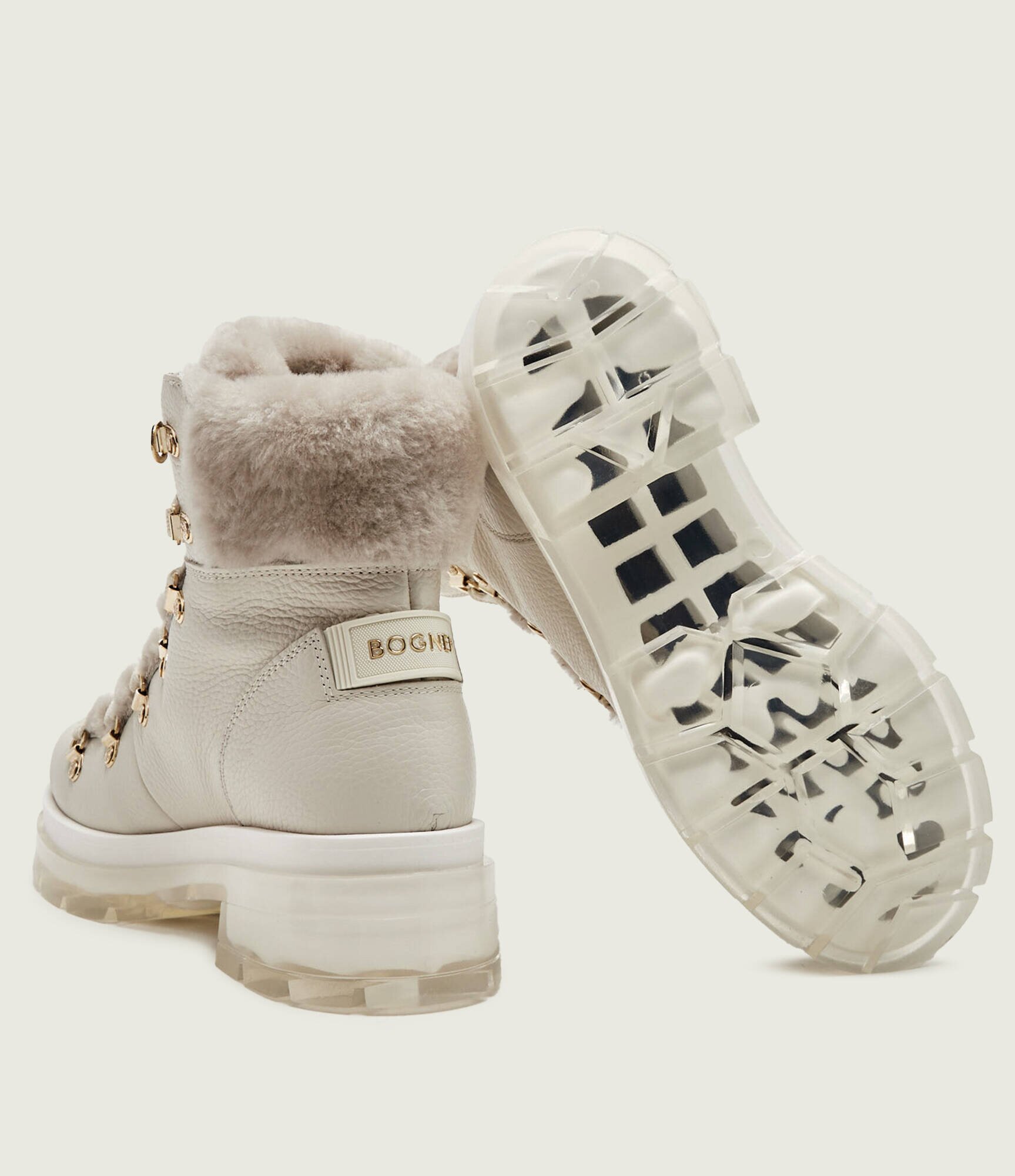BOGNER De piele insulete Swansea 9 B | shearling cu adaos de lână