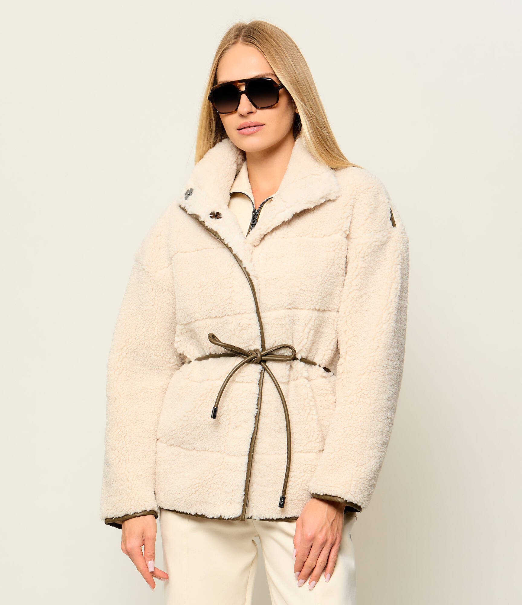 BOGNER Din fleece geacă Kimberly | Loose fit | shearling
