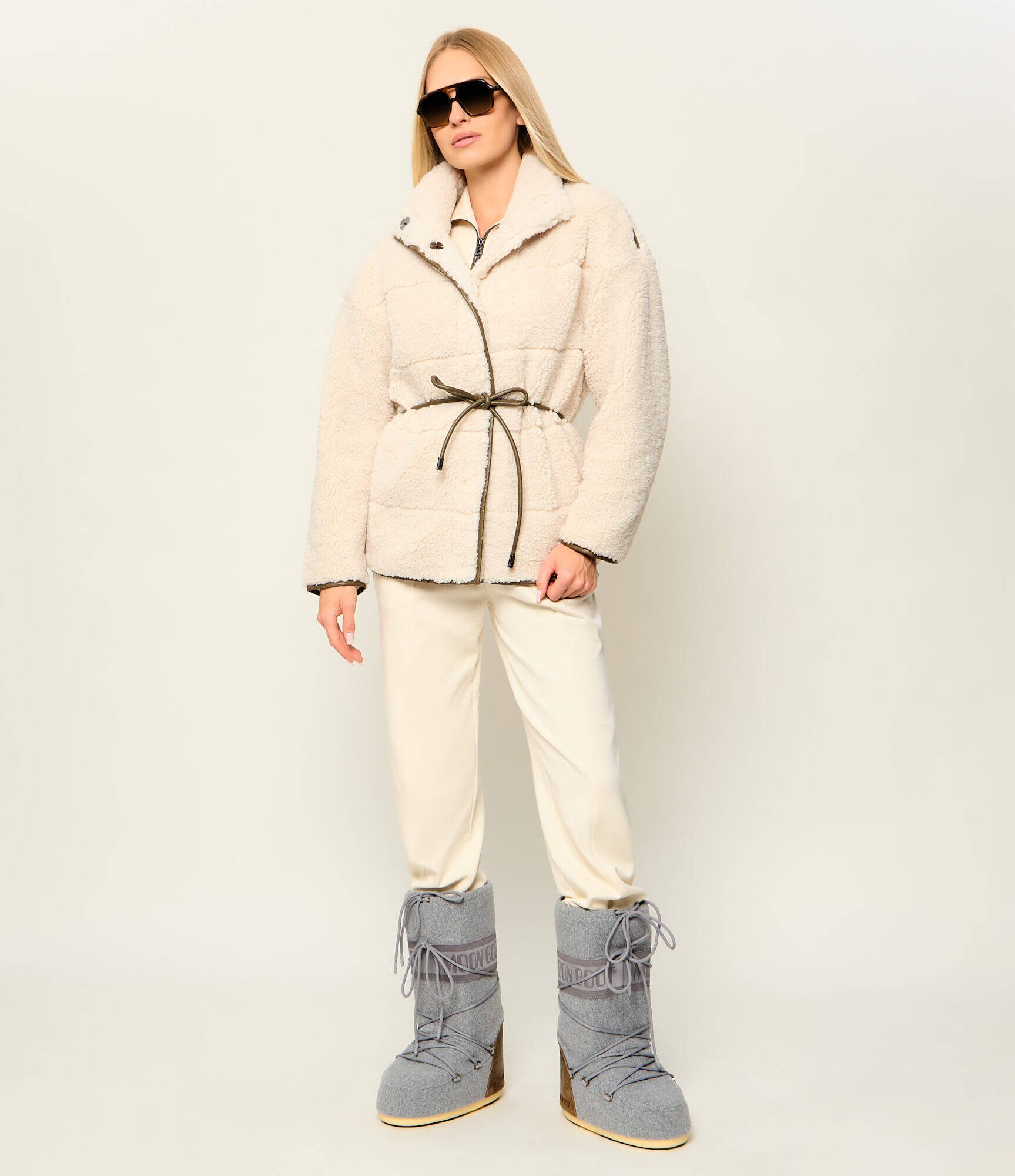 BOGNER Din fleece geacă Kimberly | Loose fit | shearling